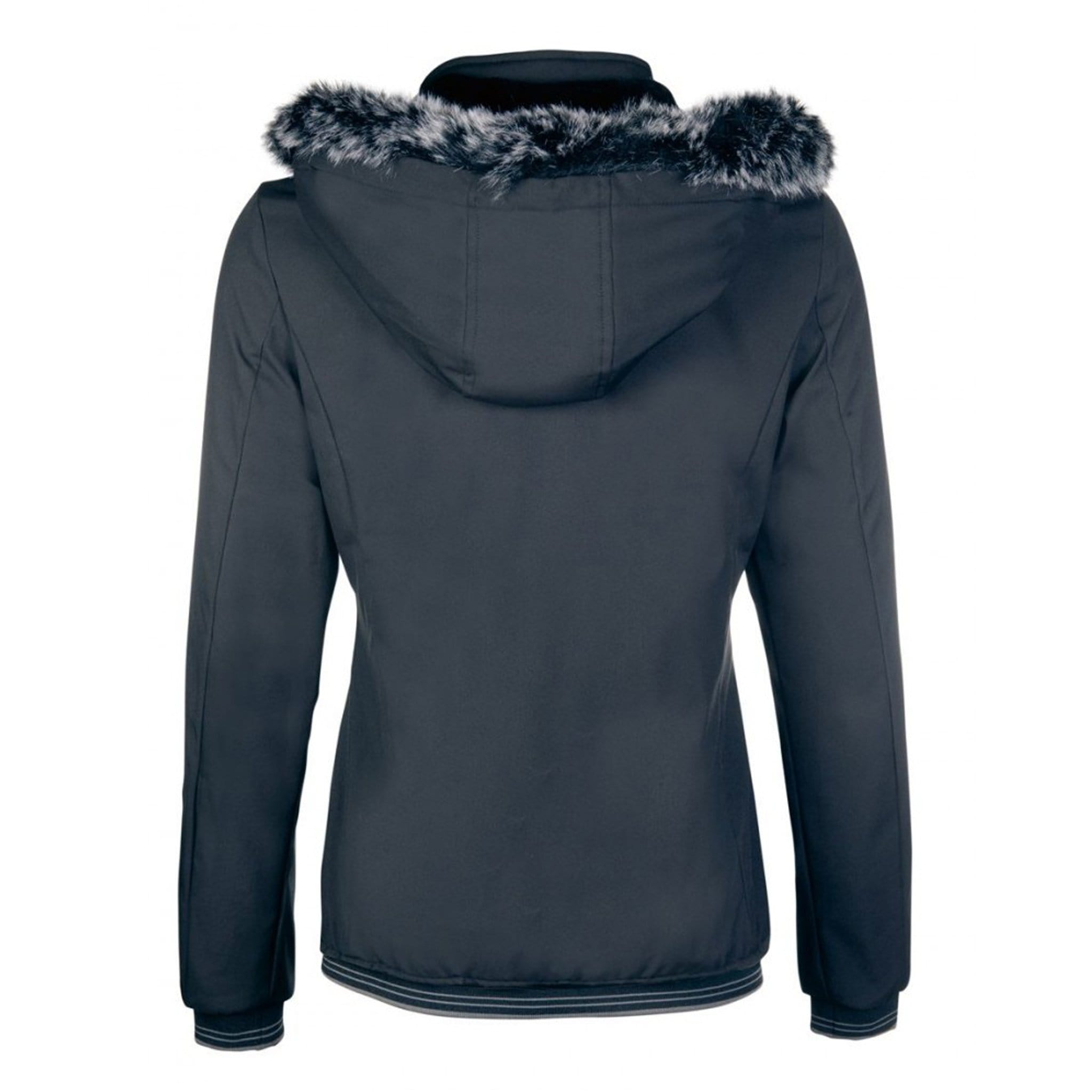 HKM Trend Winter Jacket 9799 Black Back View