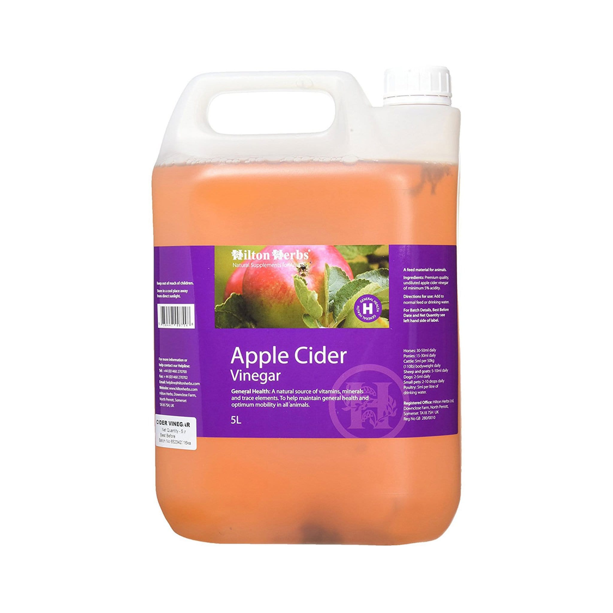 Hilton Herbs Apple Cider Vinegar - 5 Litre