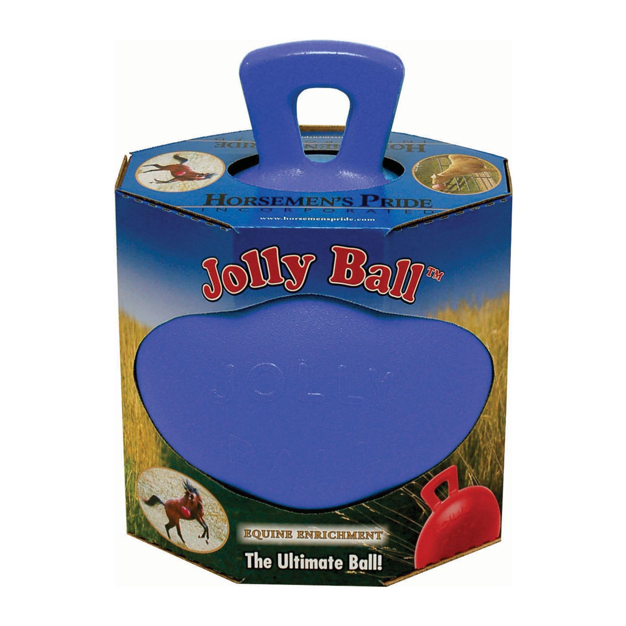 Horsemen's Pride Jolly Ball - Blueberry Scented Blue