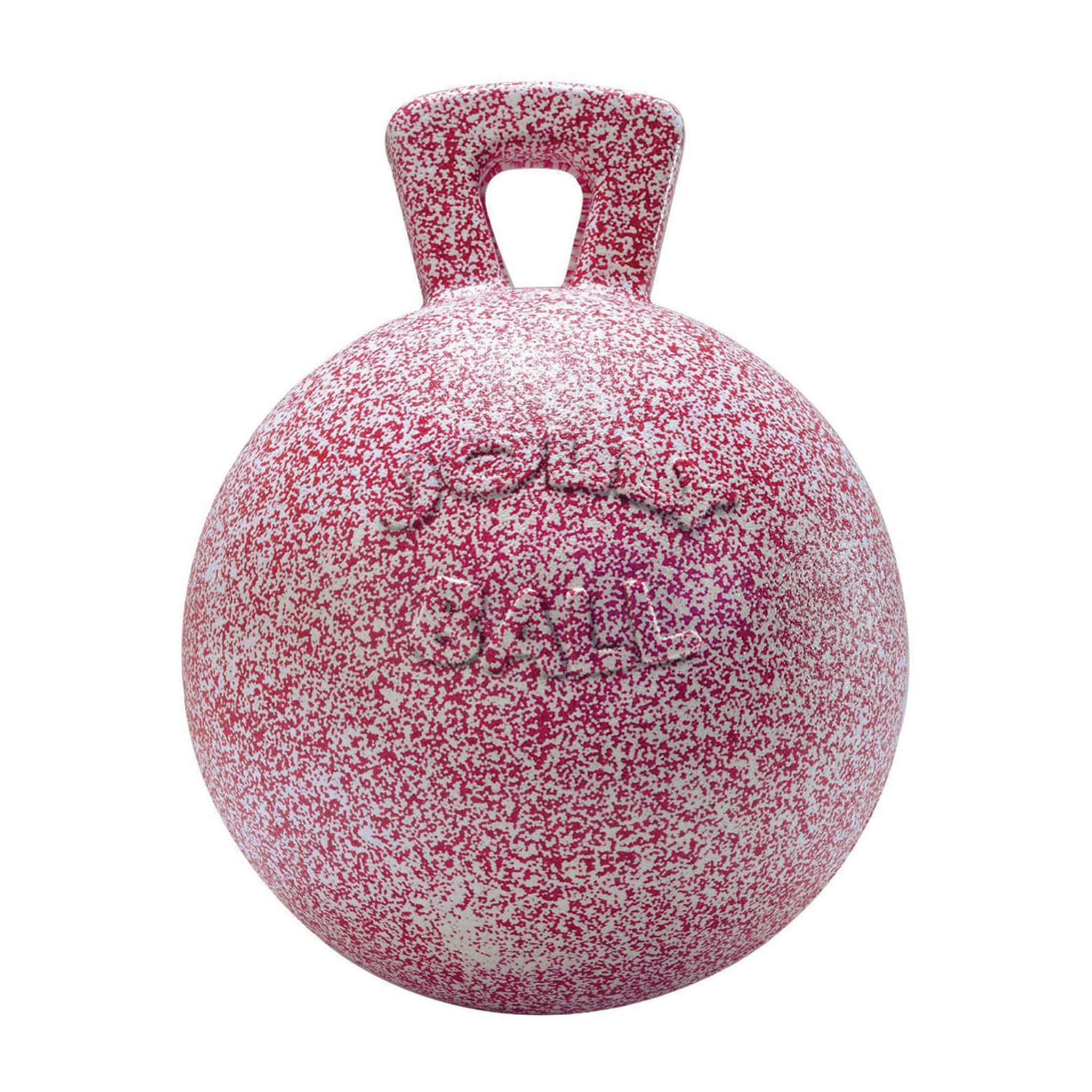 Horsemen's Pride Jolly Ball - Peppermint Scented Red and White Speckle