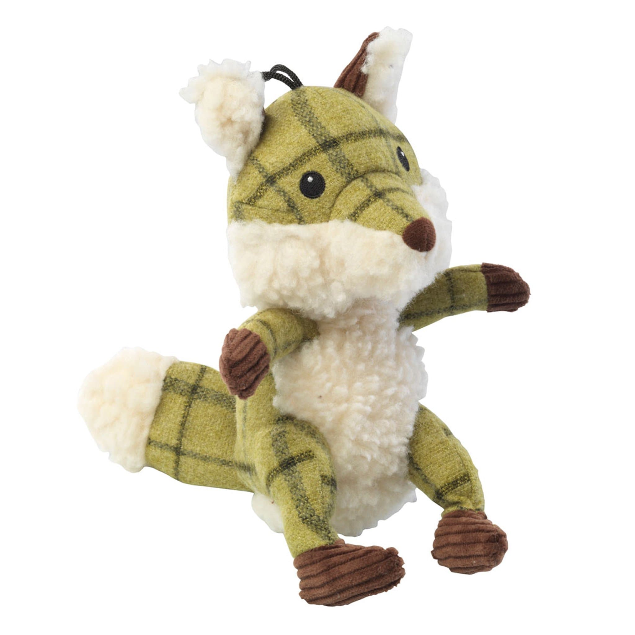 House of Paws Tweed Plush Dog Toy - Fox