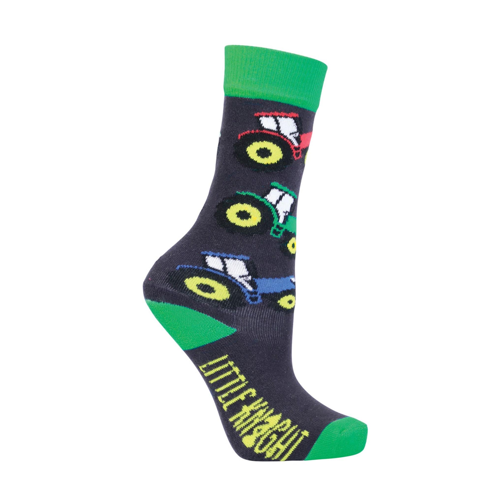 Hy Children Little Knight Tractor Socks 3 Pack