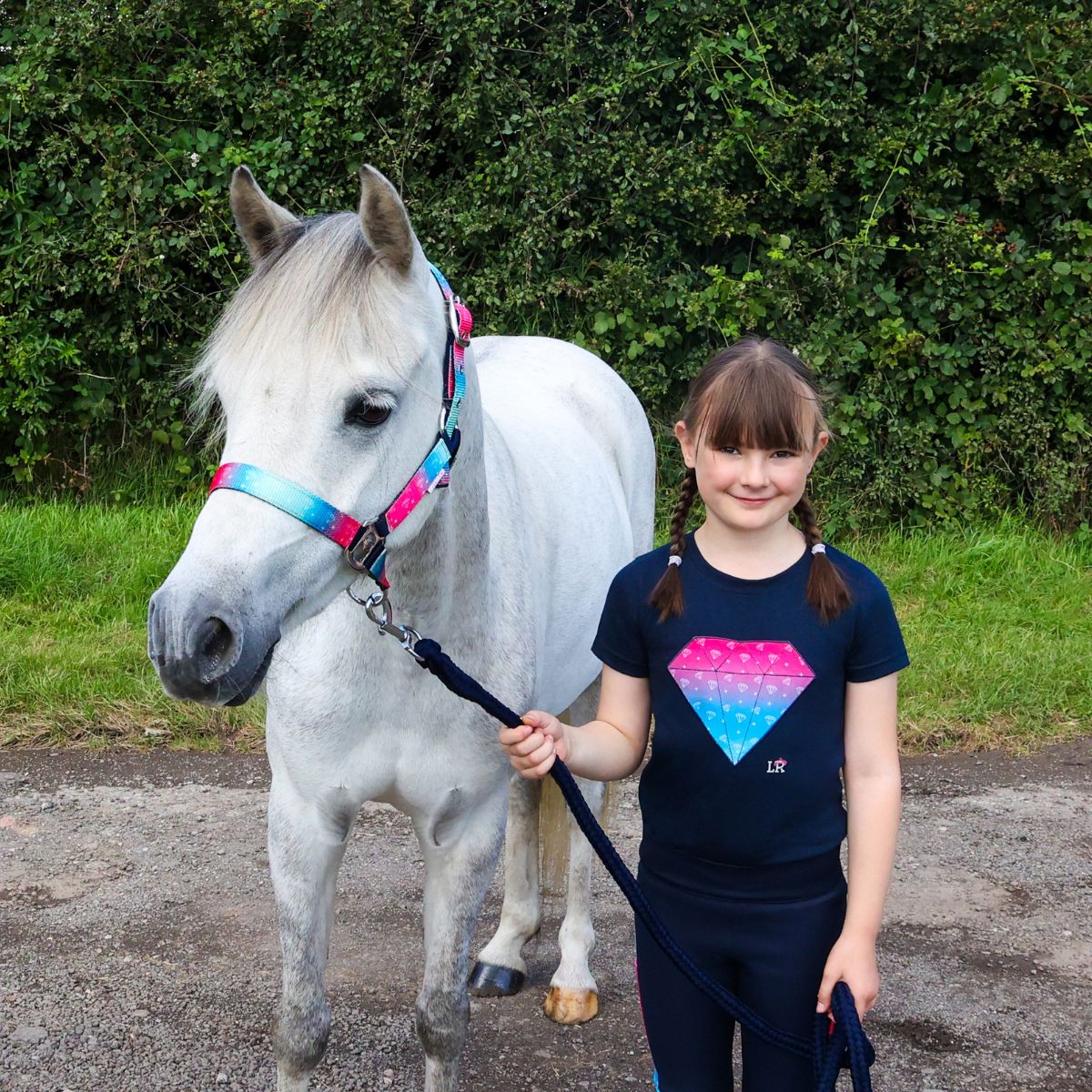 Hy Children's Little Rider Dazzling Diamond t-Shirt - 13 - 14 Years