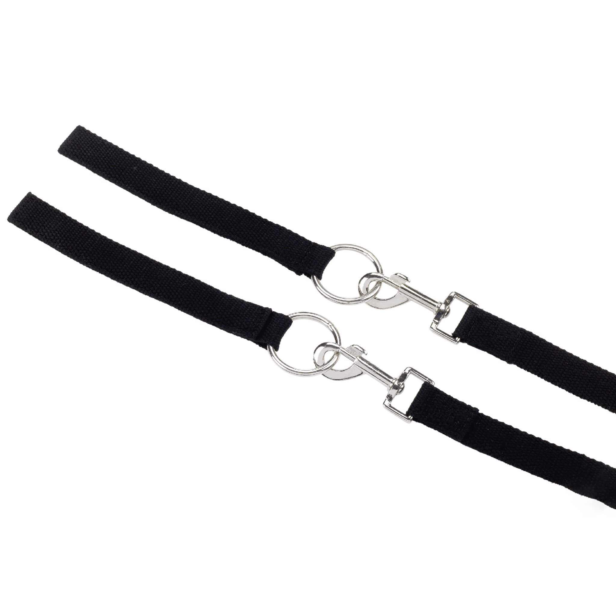 Hy Equestrian Draw Reins - Black