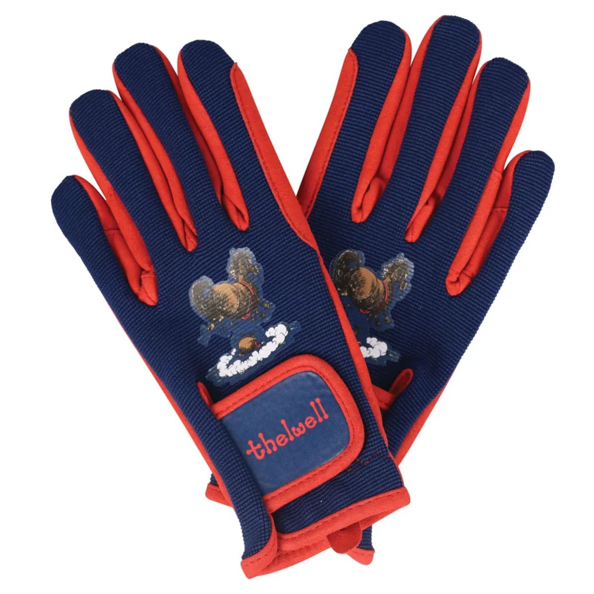 Hy Equestrian Children's Thelwell Practice Makes Perfect Riding Gloves - Small