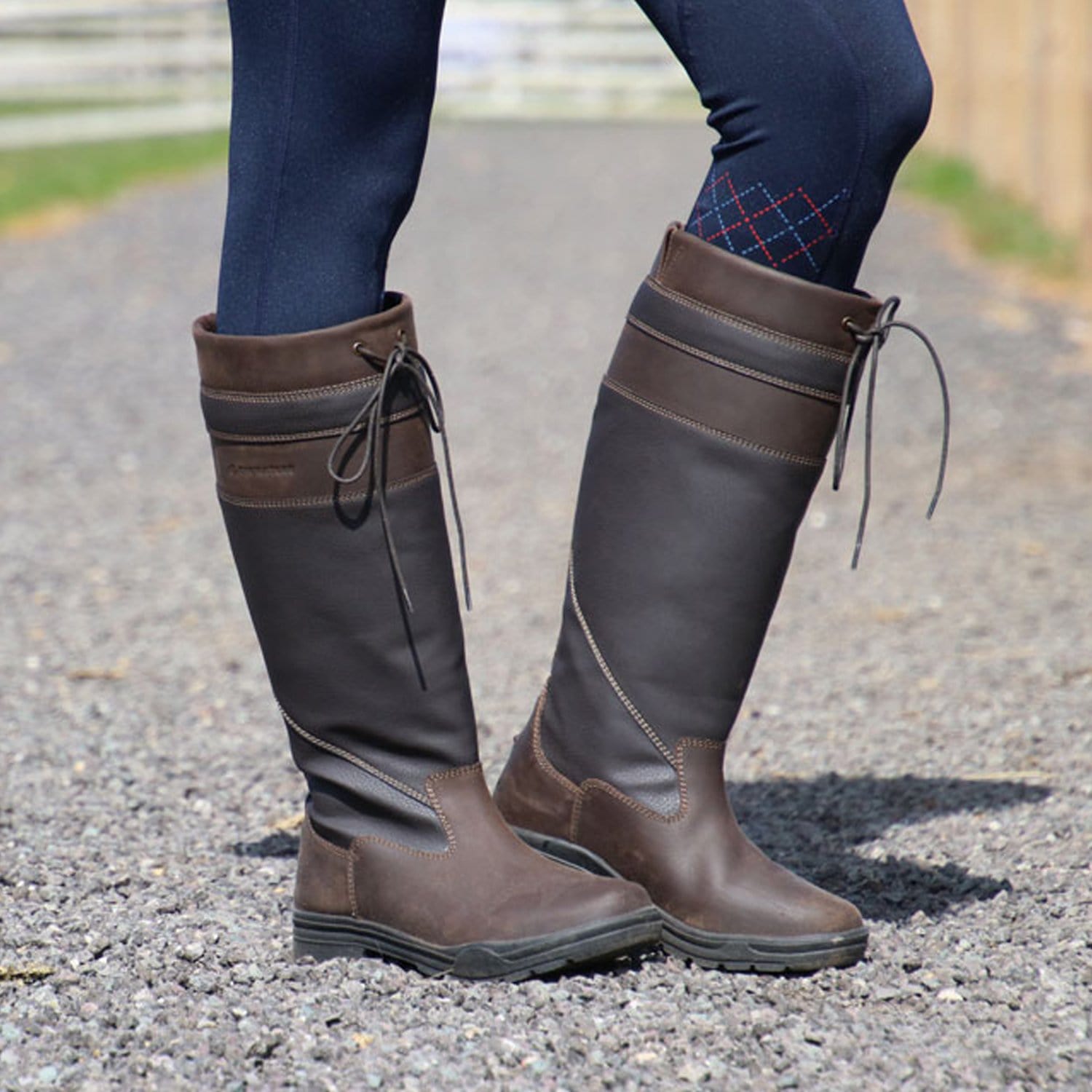 Hy Equestrian Children's Signature Country Boots On Model Lifestyle 28660