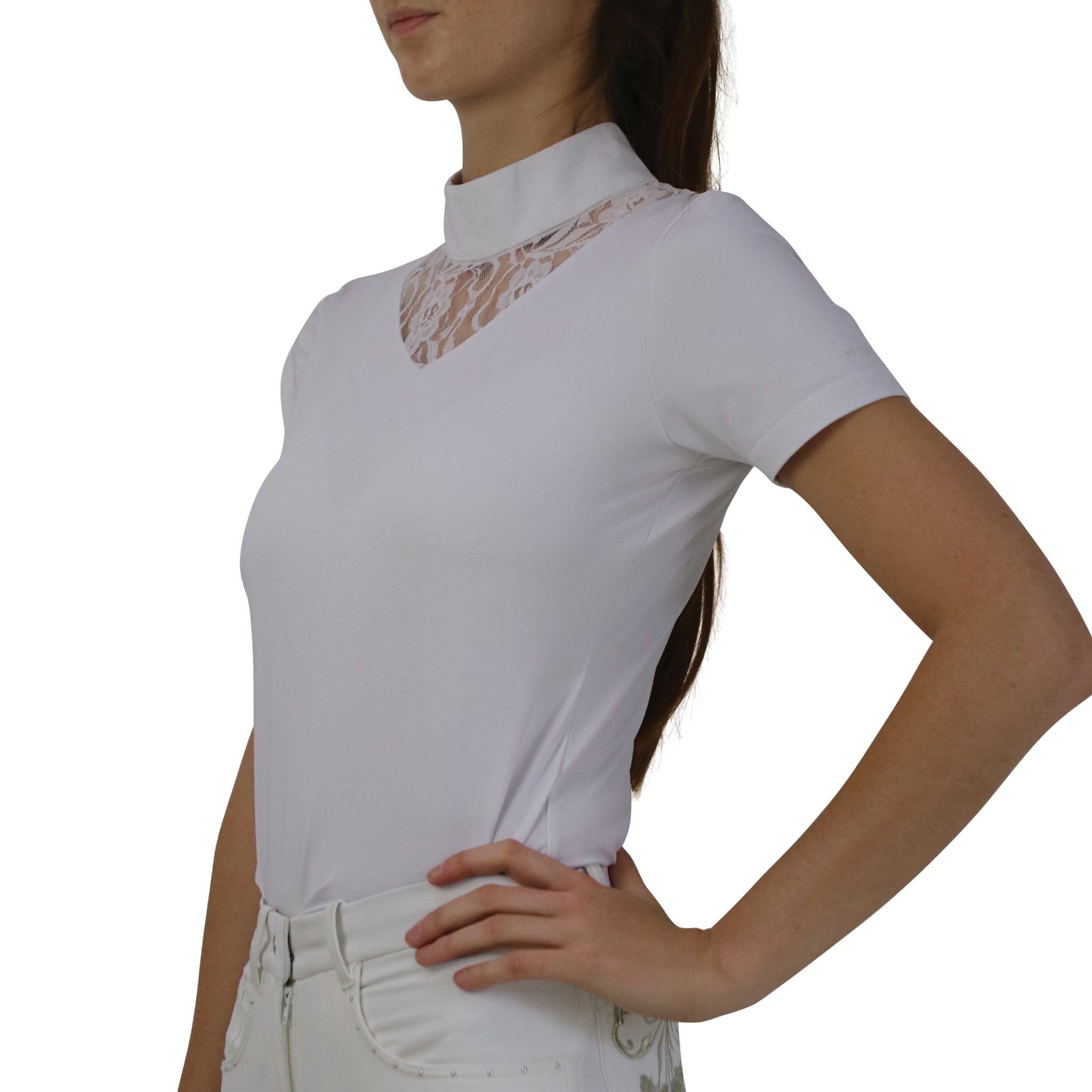 Hy Equestrian Lucie Lace Show Shirt