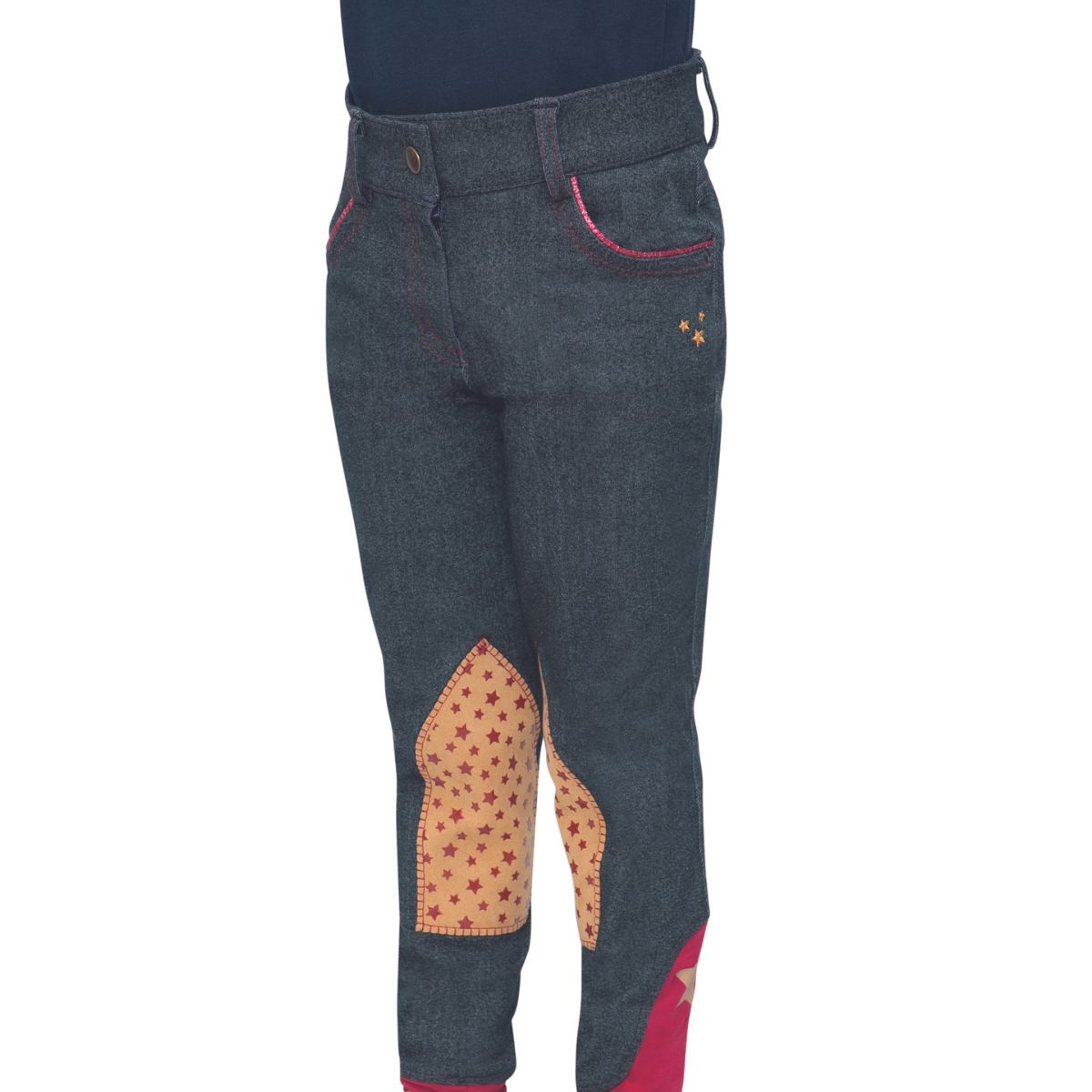 Hy Little Rider Riding Star Denim Jodhpurs