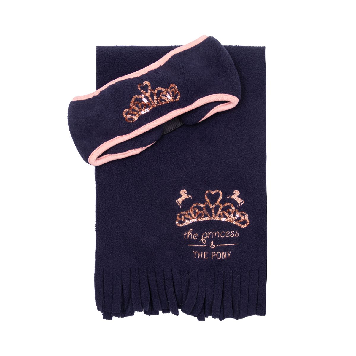 Hy Equestrian Little Rider The Princess and The Pony Headband & Scarf Set