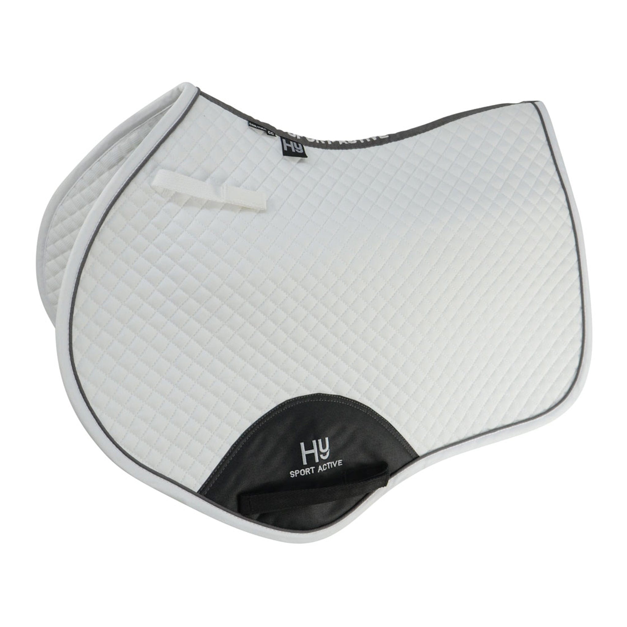 Hy Sport Active Close Contact Saddle Pad - Pony · White