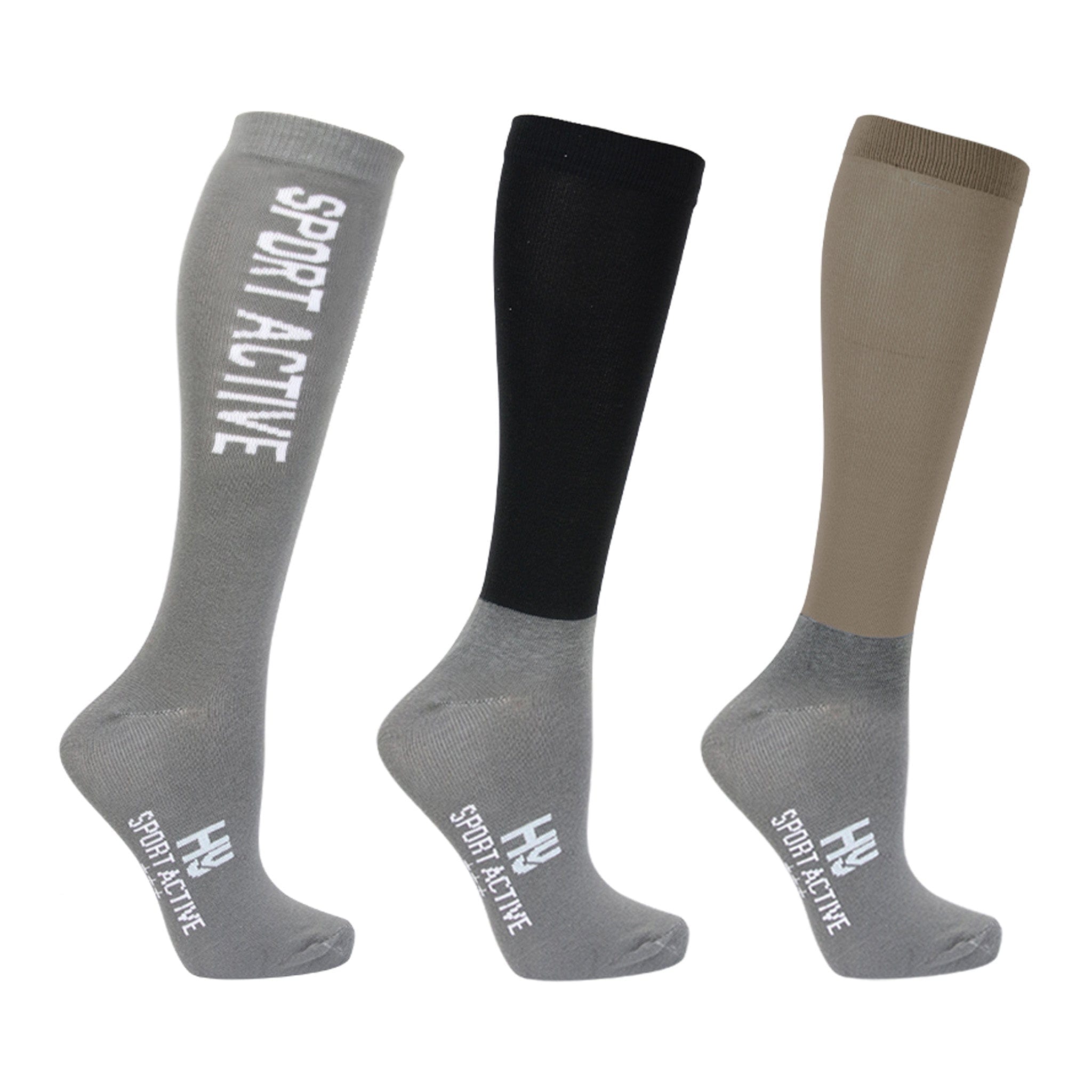 Hy Sport Active Riding Socks 3 Pack
