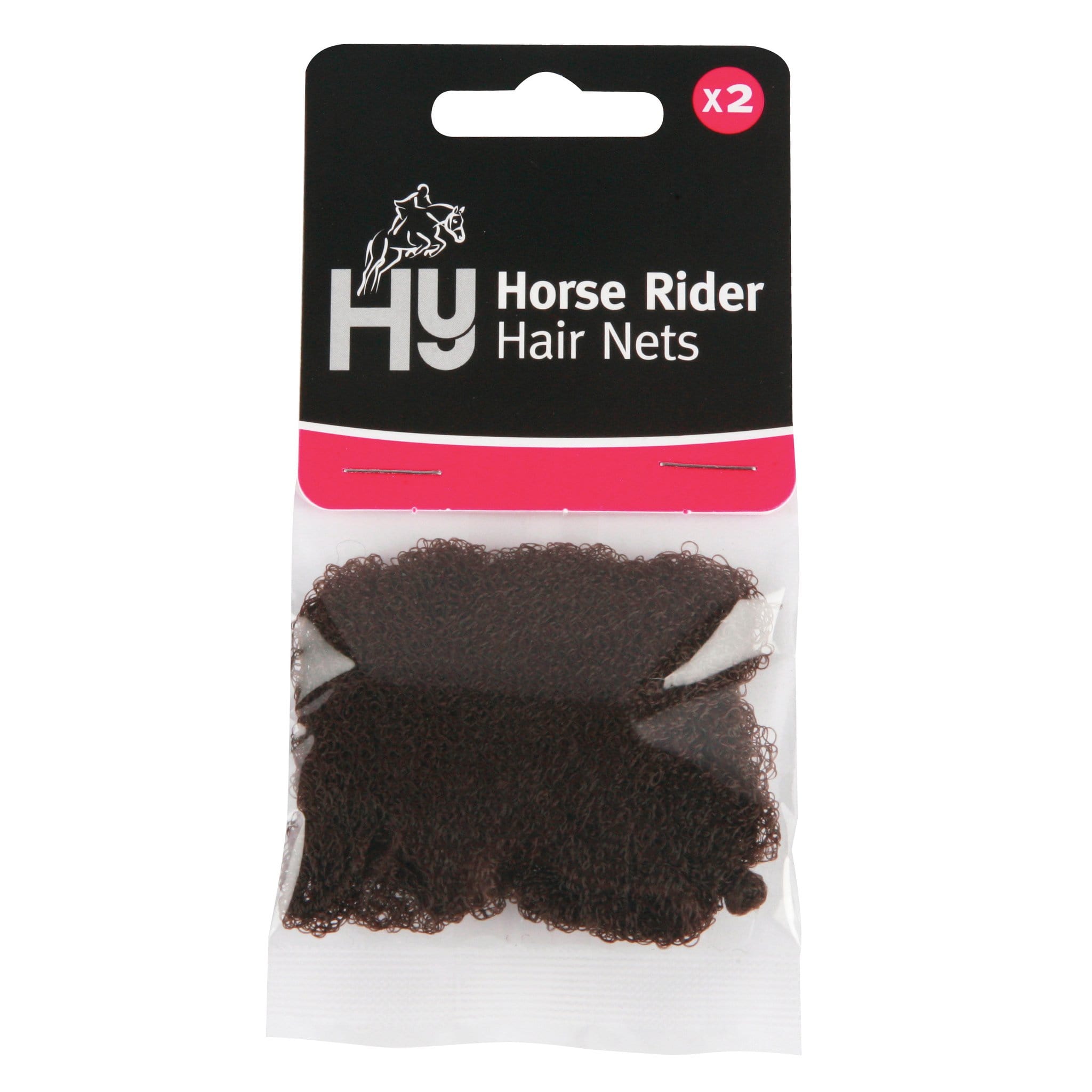 Hy Equestrian Hair Nets - Dark Brown · Standard