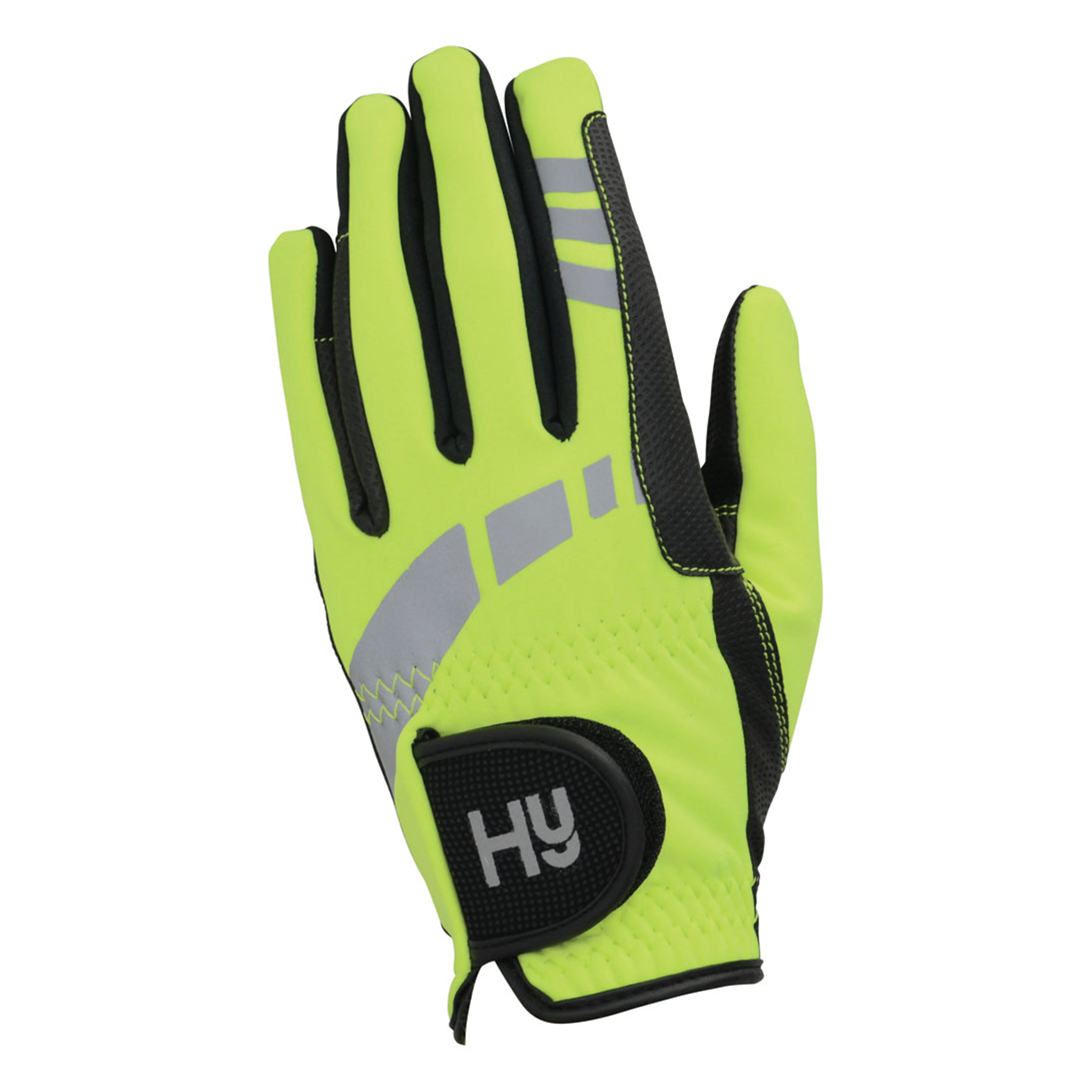 15450 Hy5 Children's Extreme Reflective Softshell Gloves yellow hi-viz