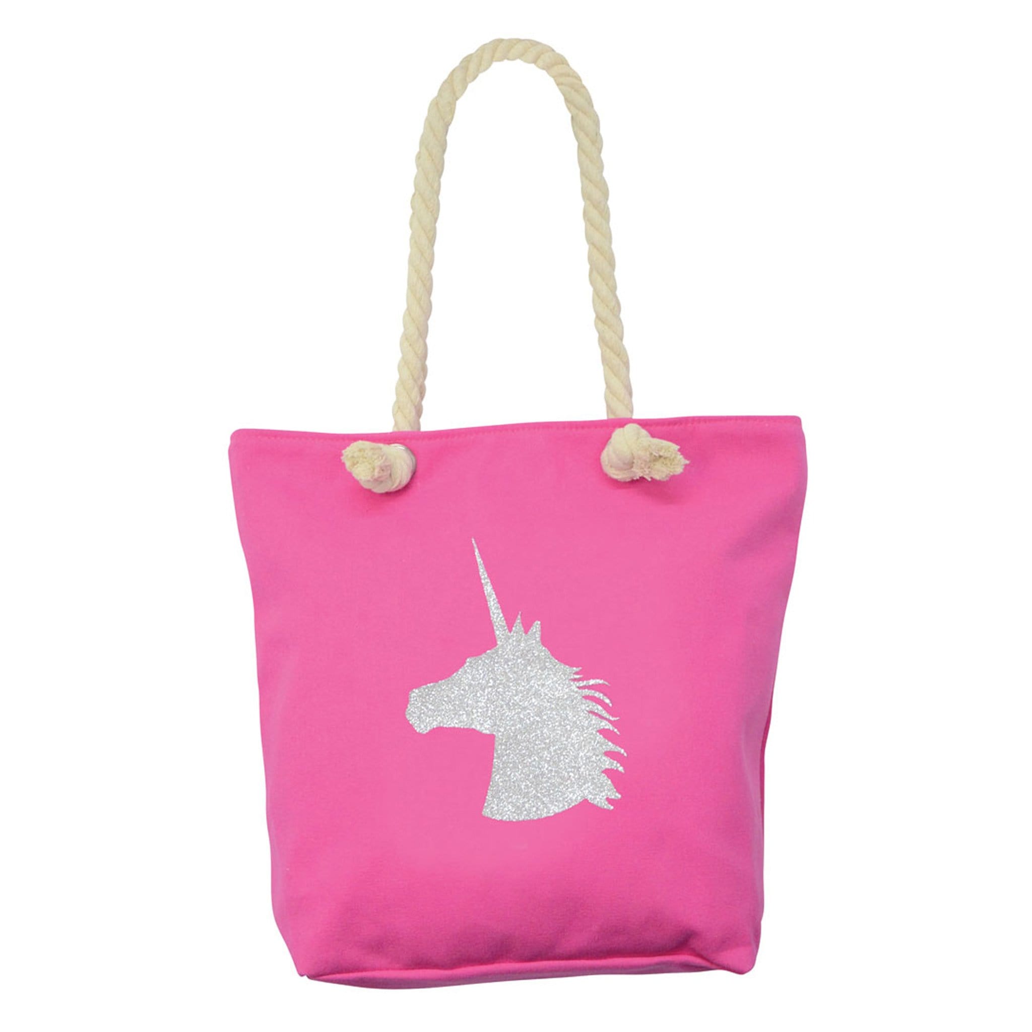 Hyfashion Unicorn Glitter Tote Bag - Pink