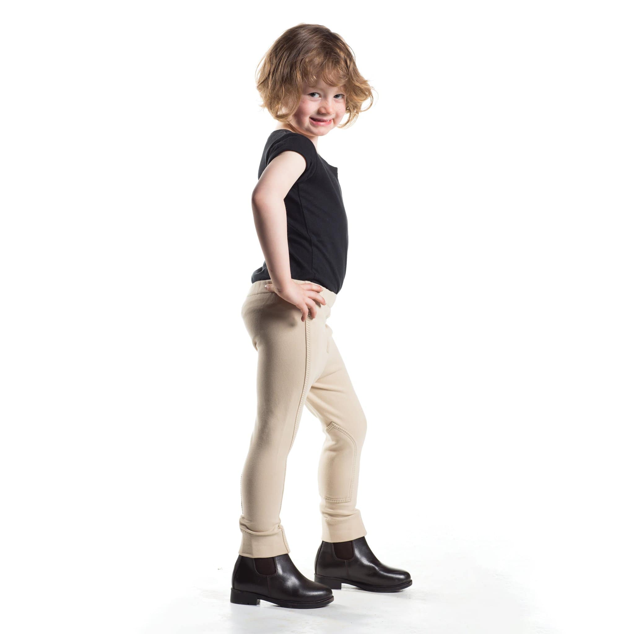 Hyperformance Children's Zeddy Pull-On Tots Jodhpurs - X-Large · Beige