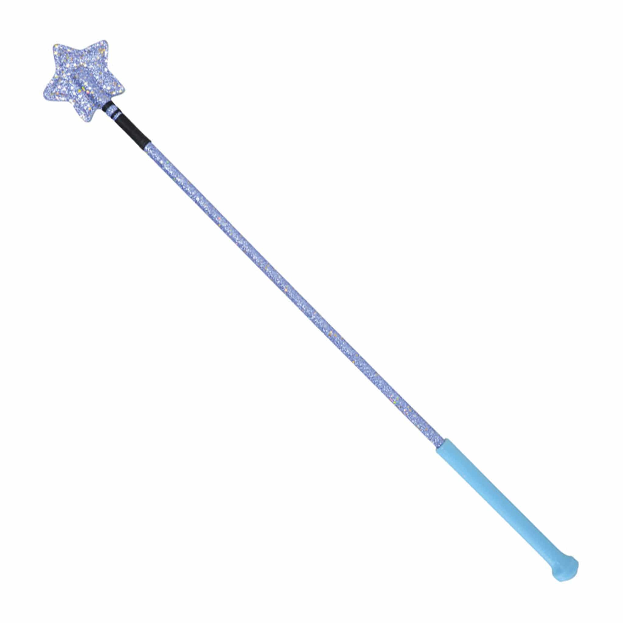 Hyschool Riding Star Whip - Blue Glitter