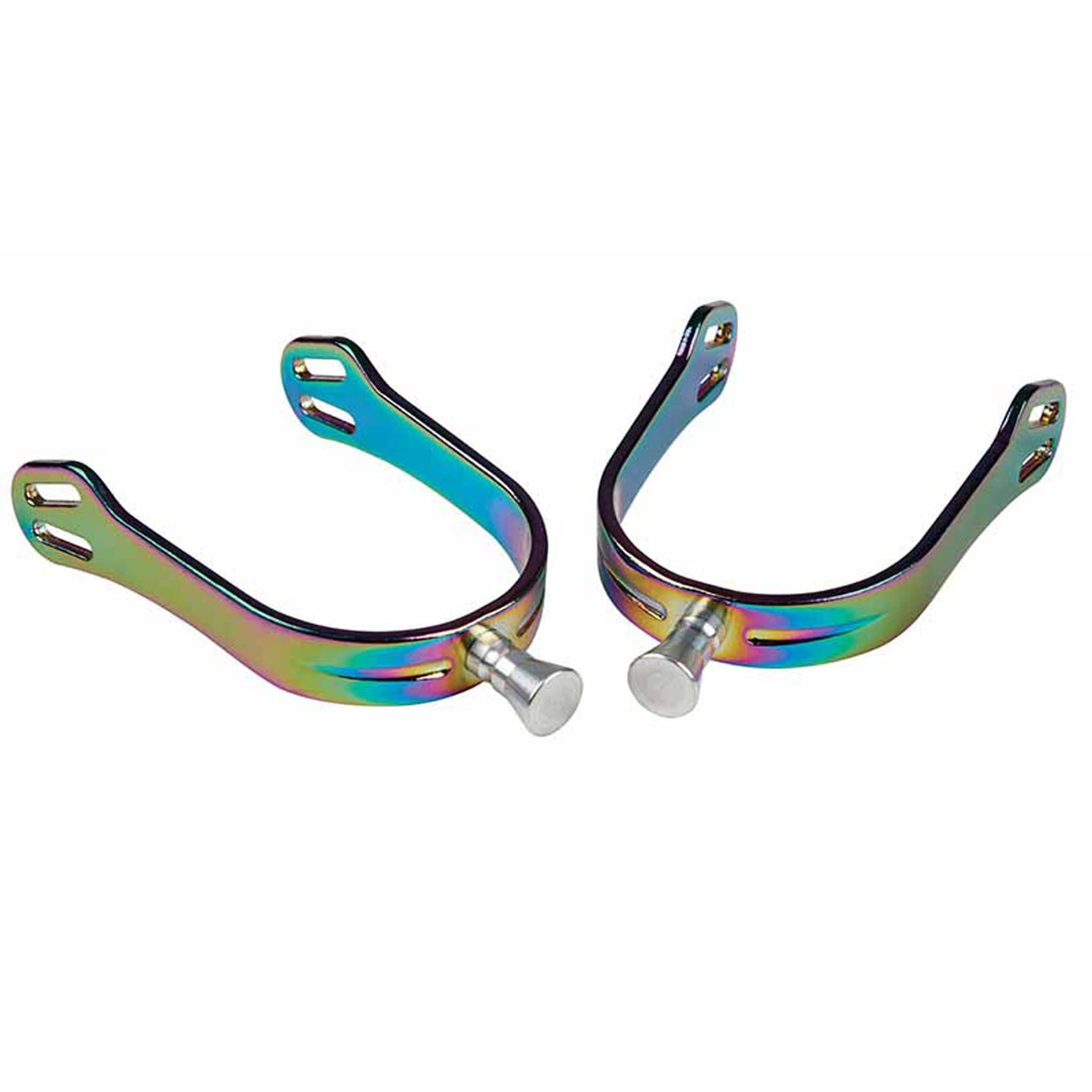 Korsteel Aluminium Interchangeable Spurs - Rainbow