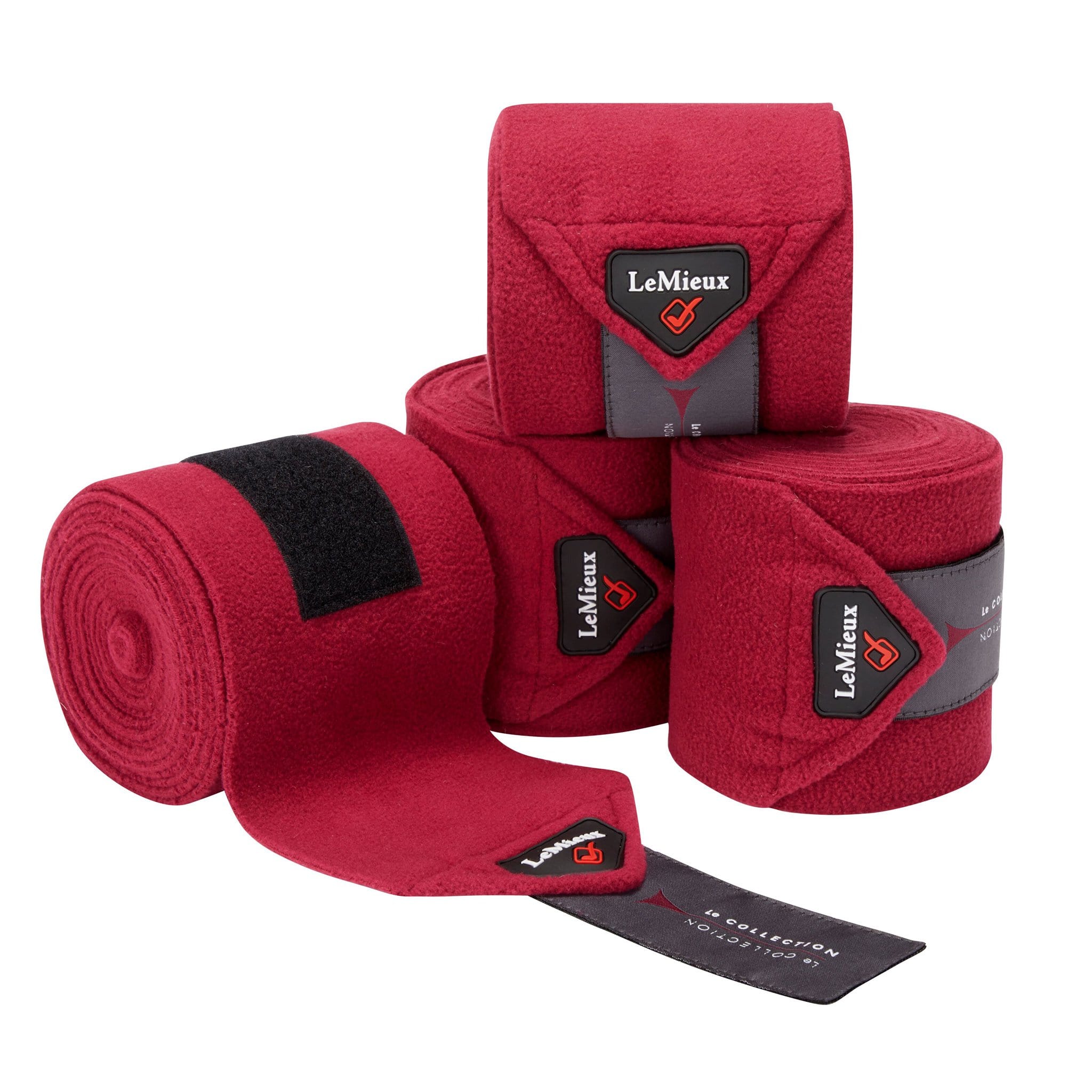 Lemieux Luxury Polo Bandages - Mulberry · Full