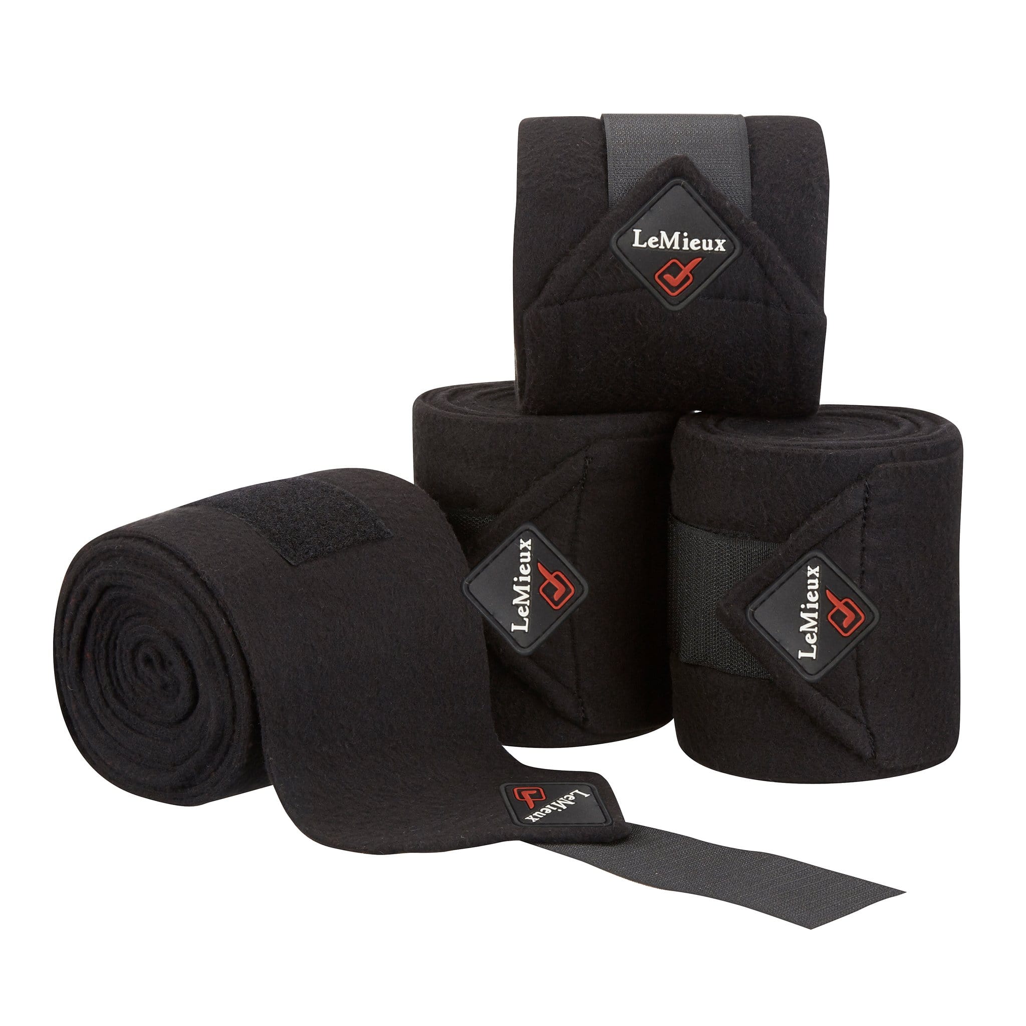 Lemieux Luxury Polo Bandages - Black · Full