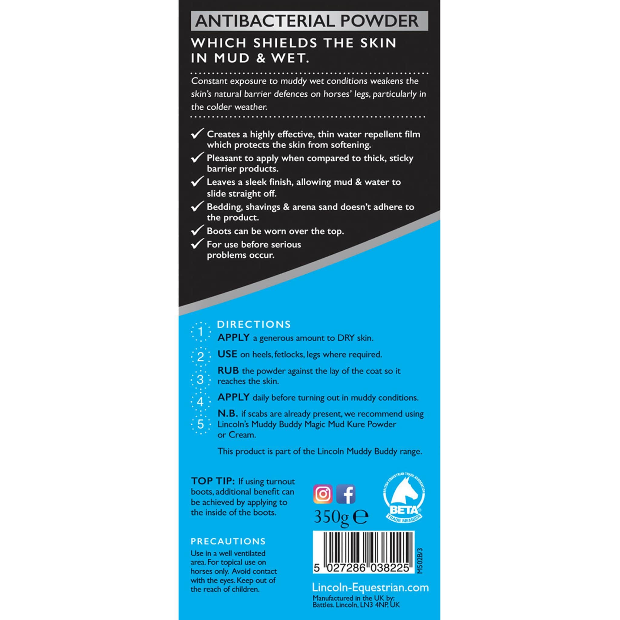 Lincoln Muddy Buddy Powder