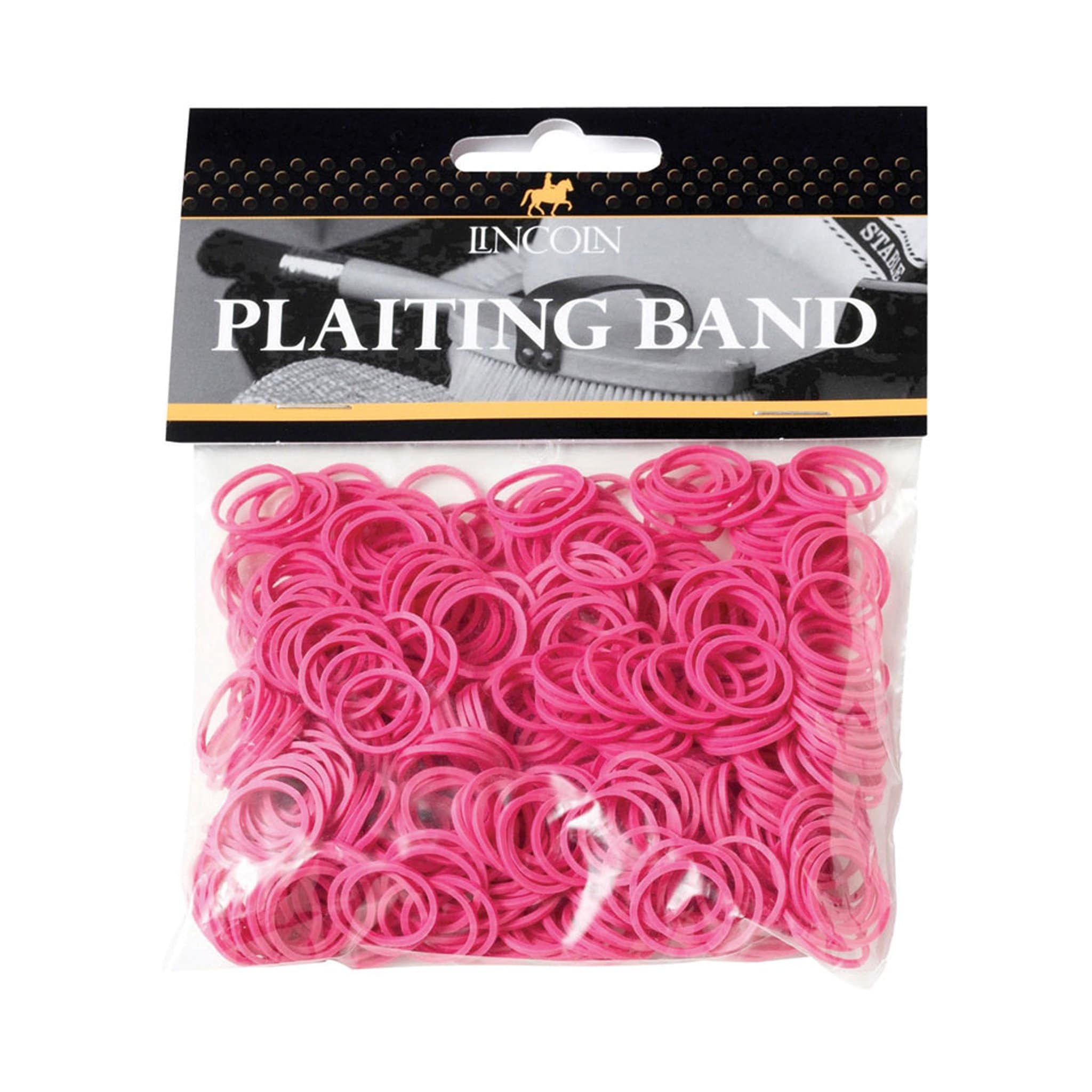 Lincoln Plaiting Bands - Pink