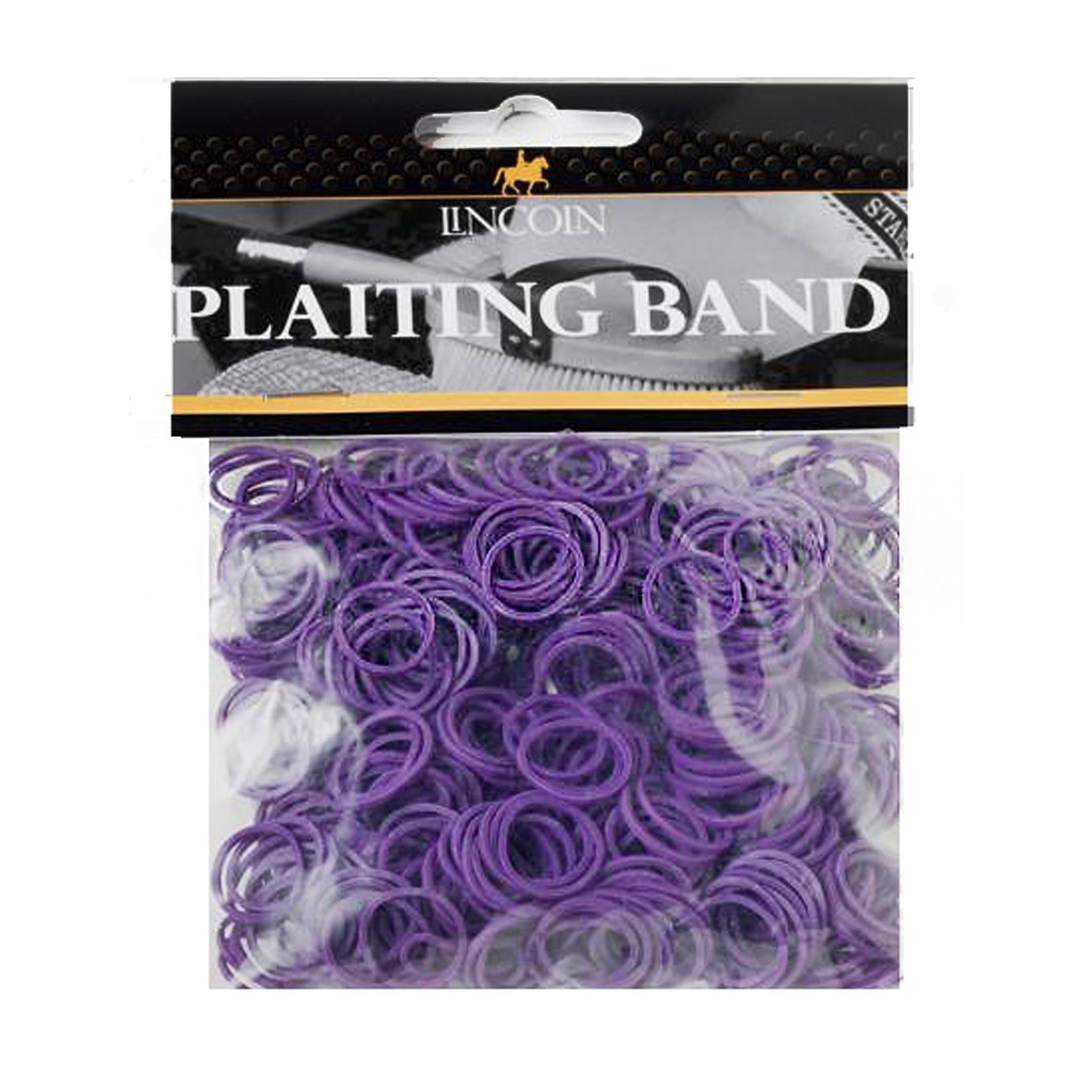 Lincoln Plaiting Bands - Purple