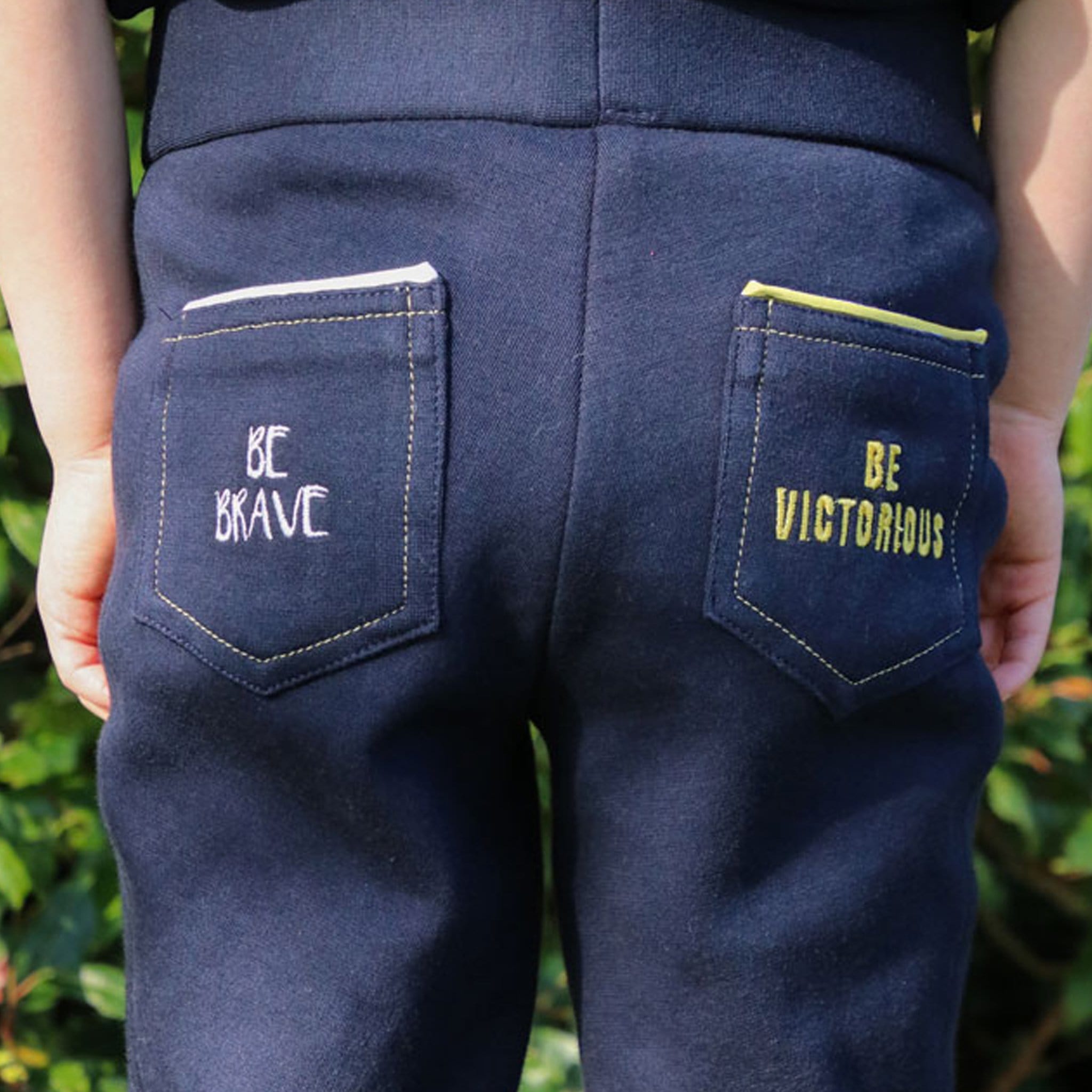 Little Knight Be Brave Children's Silicone Knee Patch Jodhpurs Lifestyle Pockets 30881