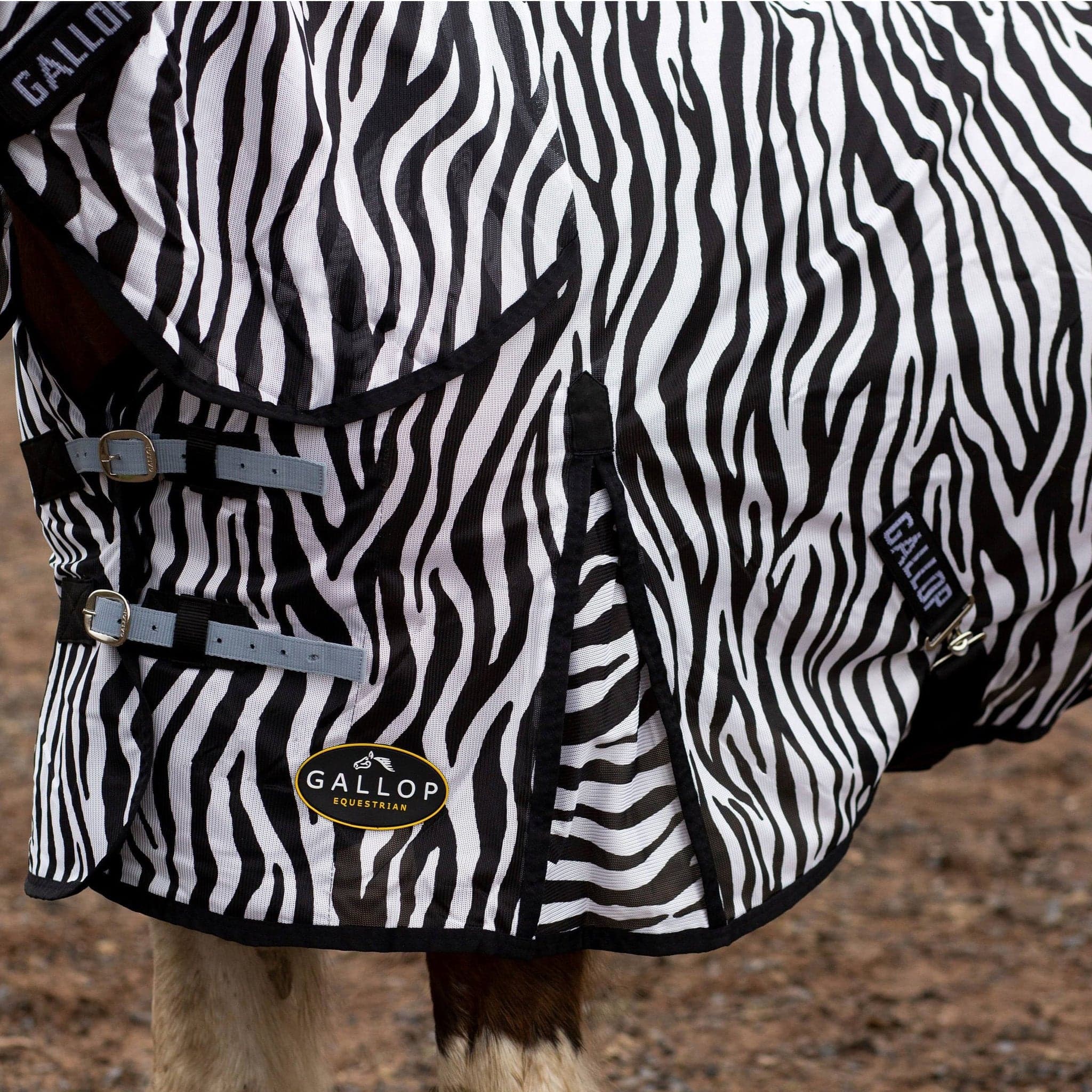 Gallop Mesh Zebra Combo Fly Rug