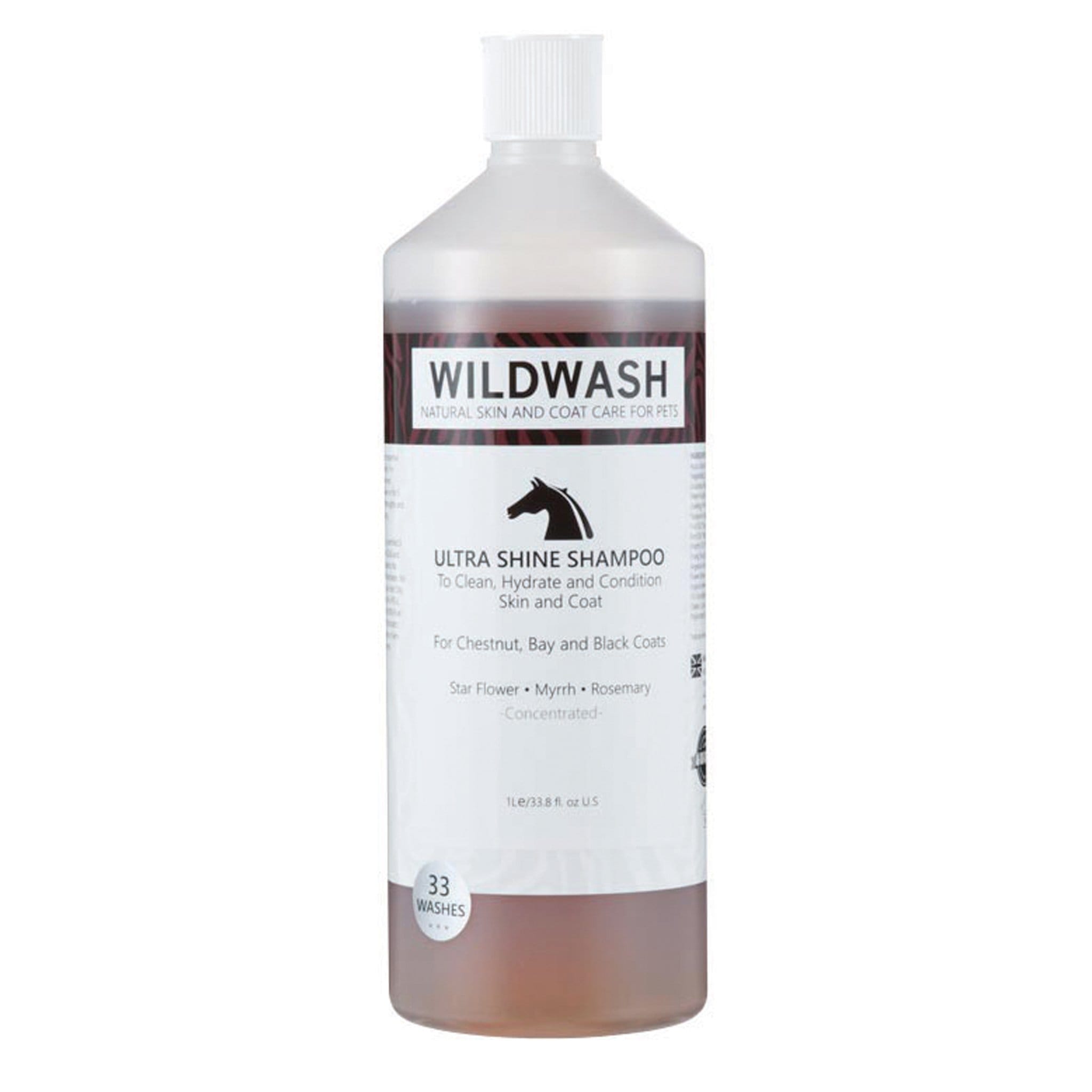 Pet Revolution Wildwash Ultra Shine Horse Shampoo - 1L