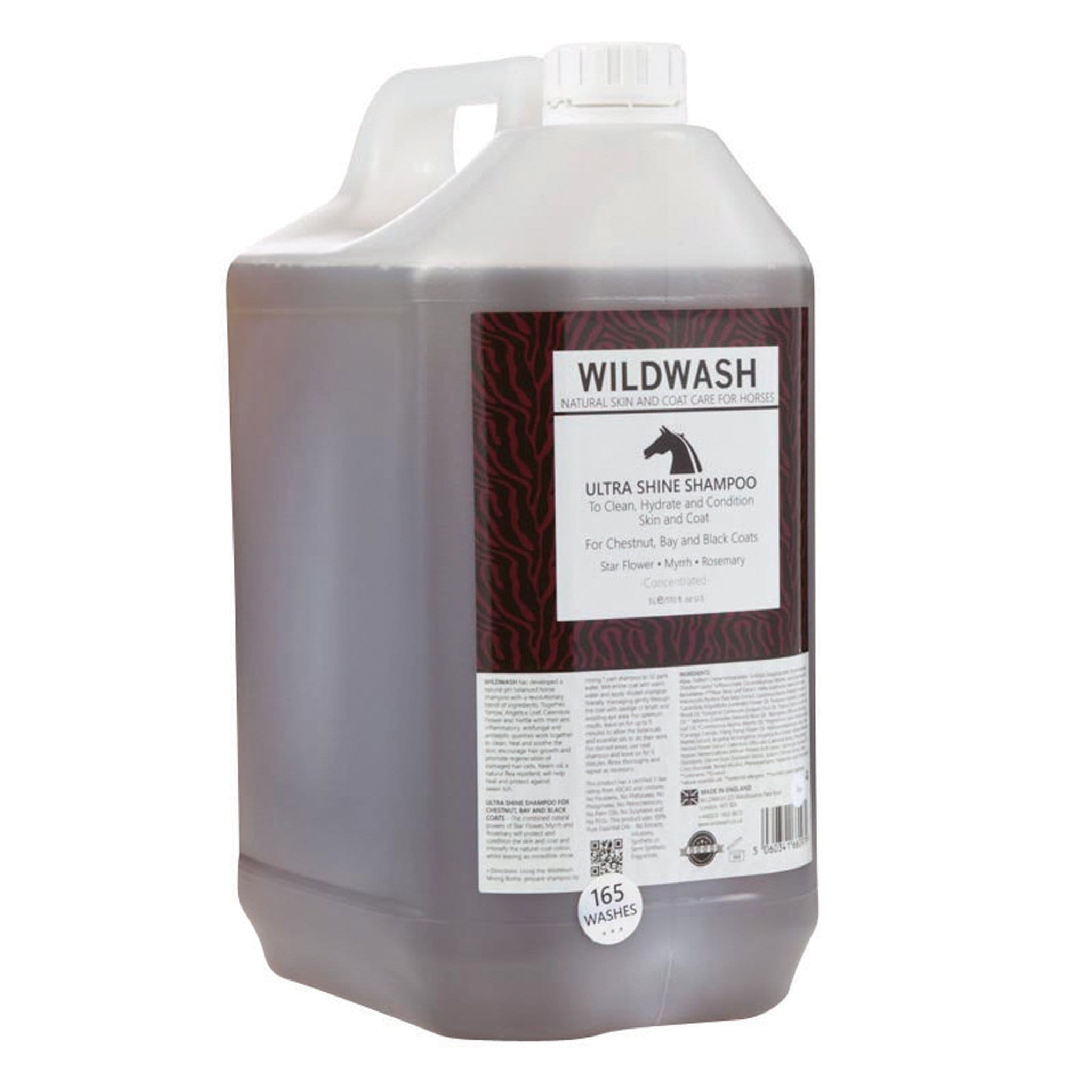 Pet Revolution Wildwash Ultra Shine Horse Shampoo - 5L