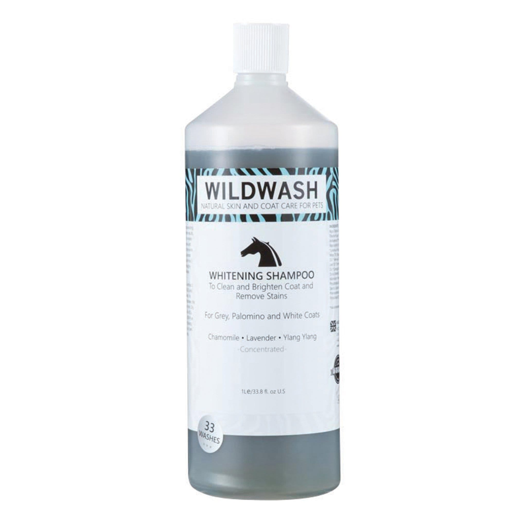 Pet Revolution Wildwash Whitening Horse Shampoo - 1L