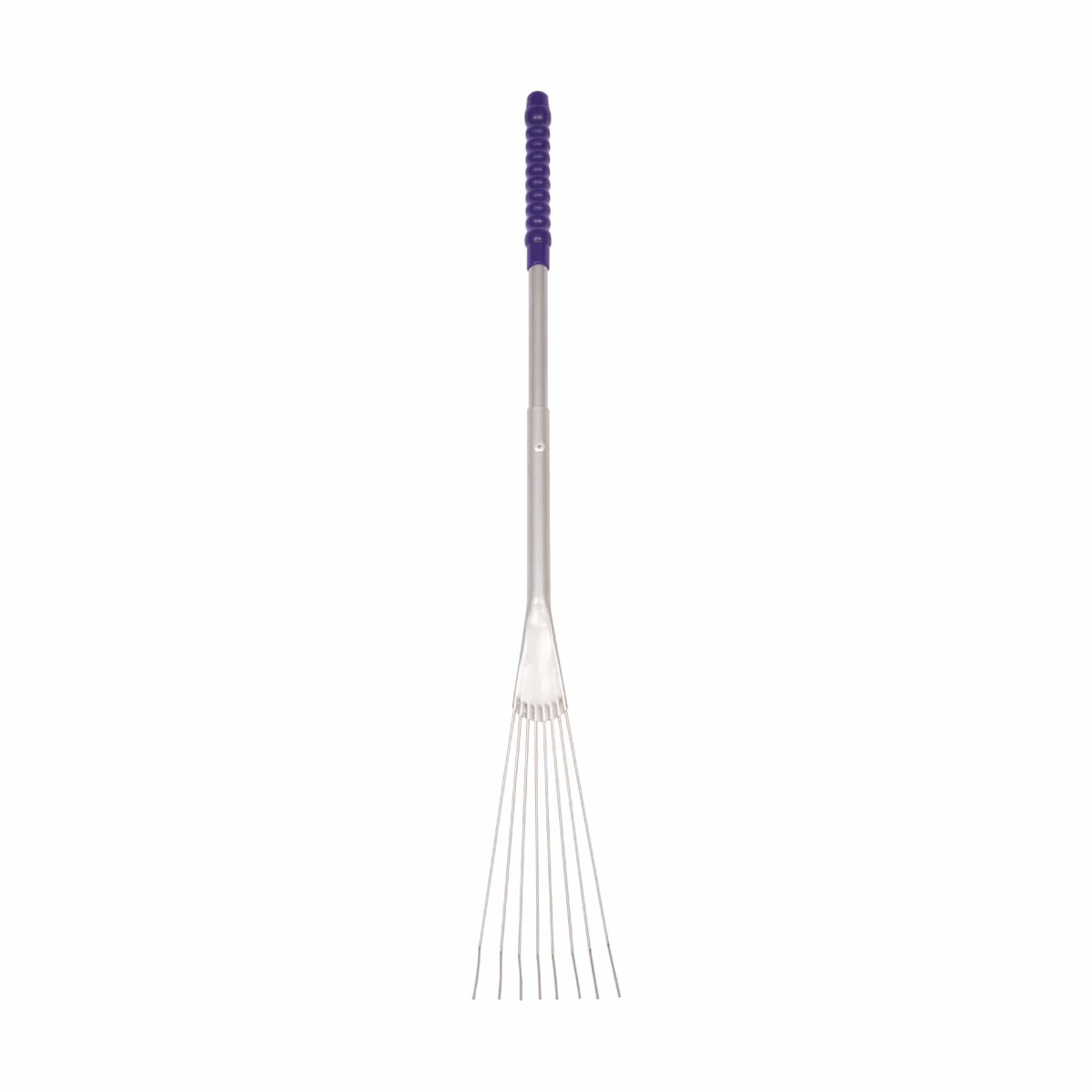 Red Gorilla Big Tidee Metal Rake - Long · Purple