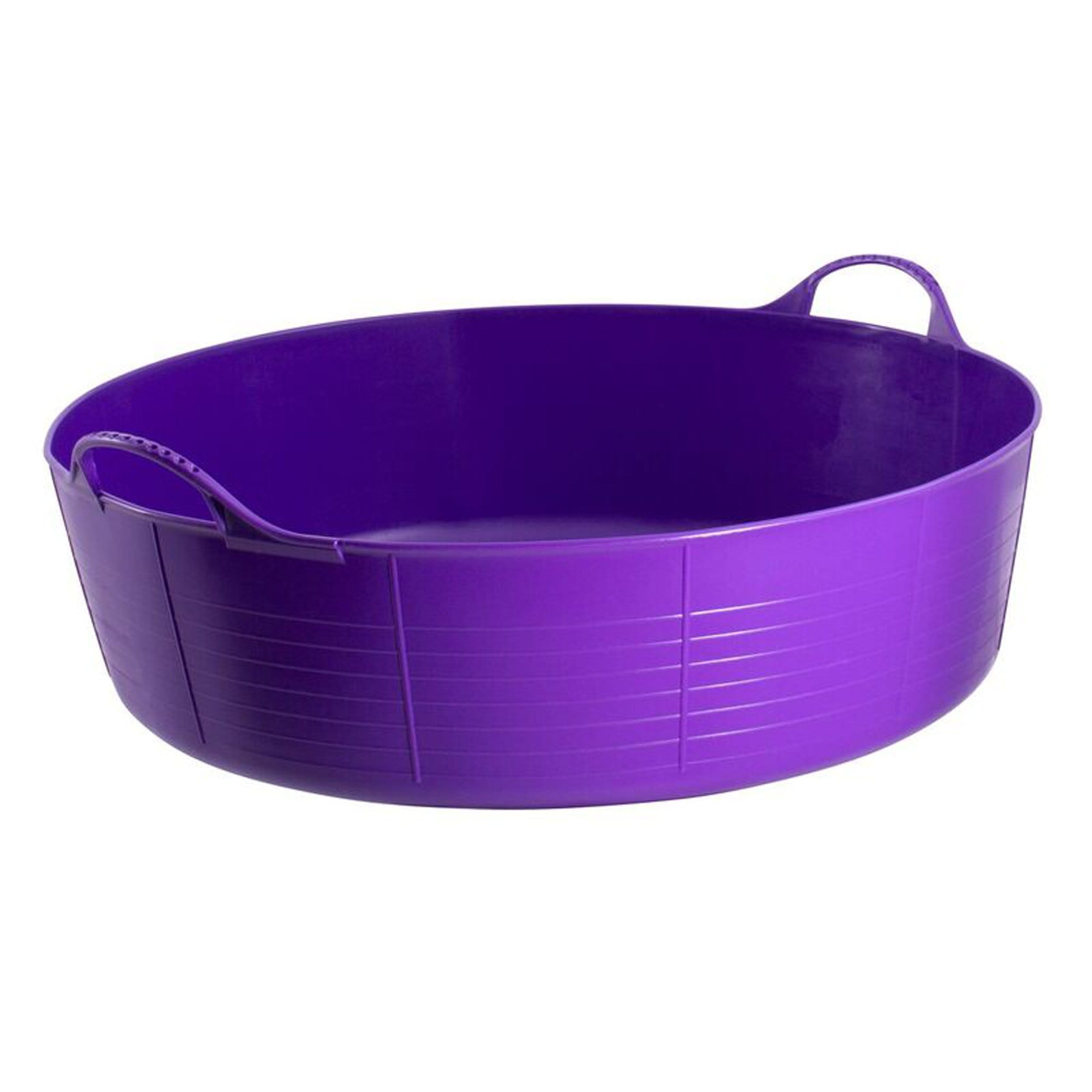 Red Gorilla Tubtrug Large Flexible Shallow Bowl - Purple