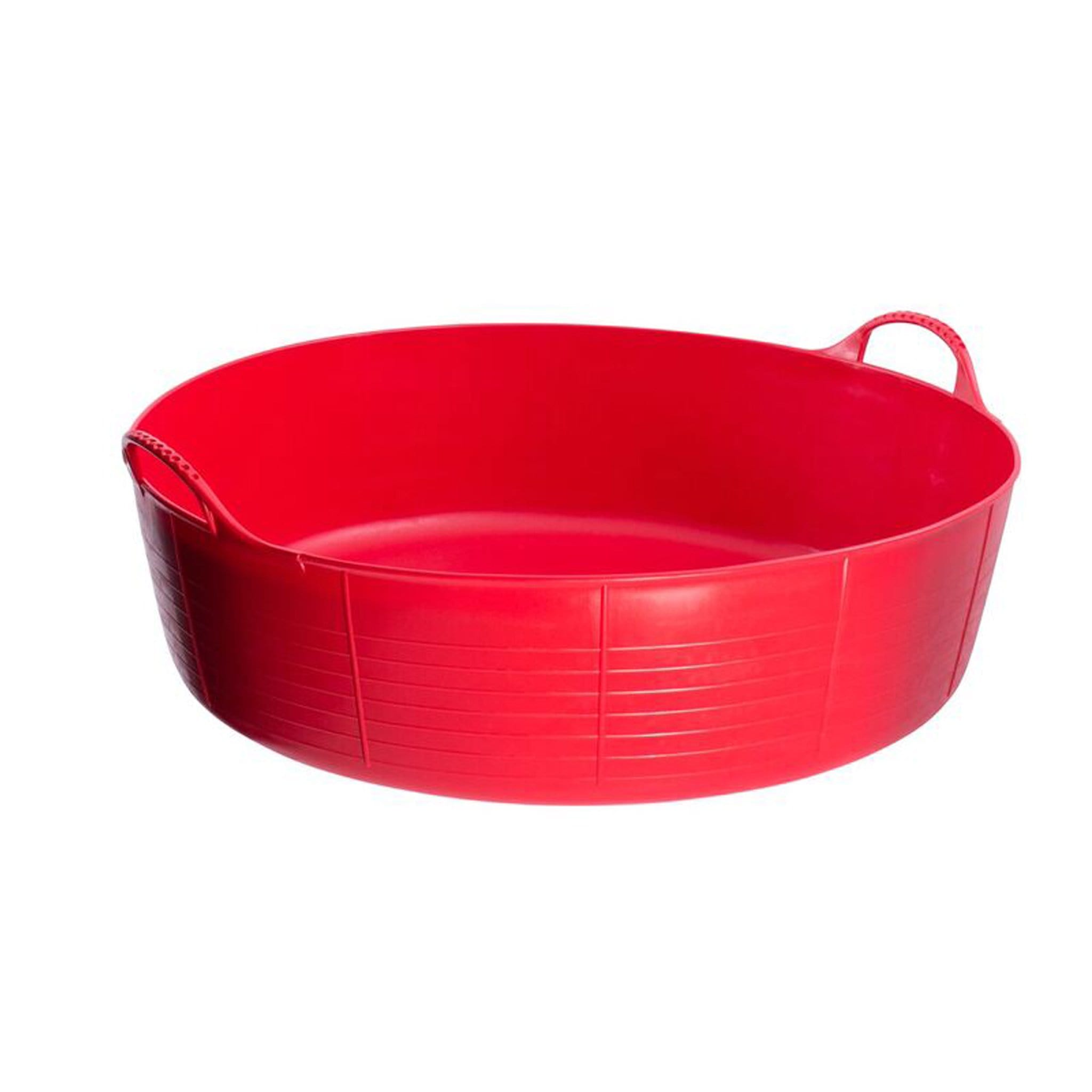 Red Gorilla Tubtrug Large Flexible Shallow Bowl - Red