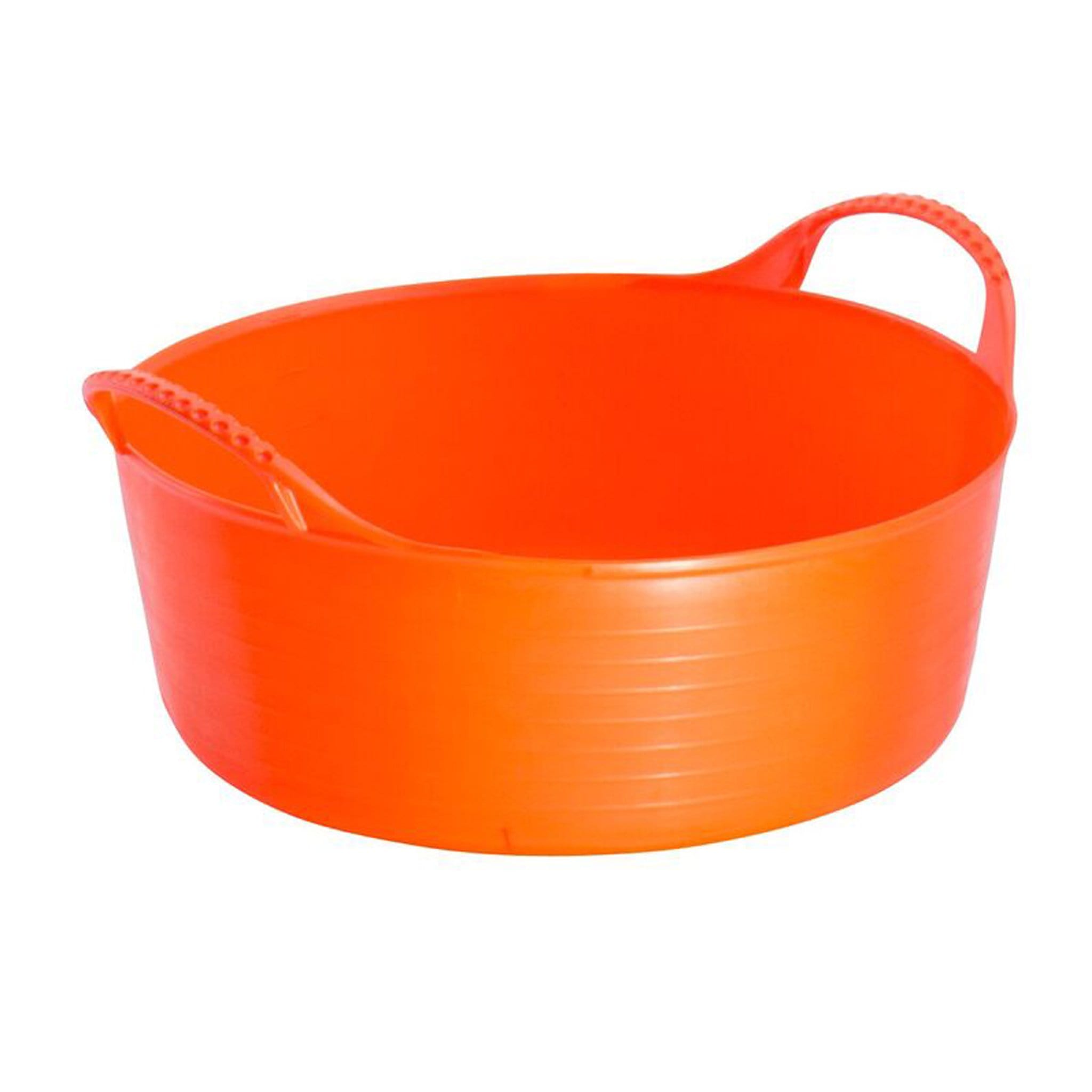 Red Gorilla Tubtrug Mini Flexible Shallow Bowl - Orange