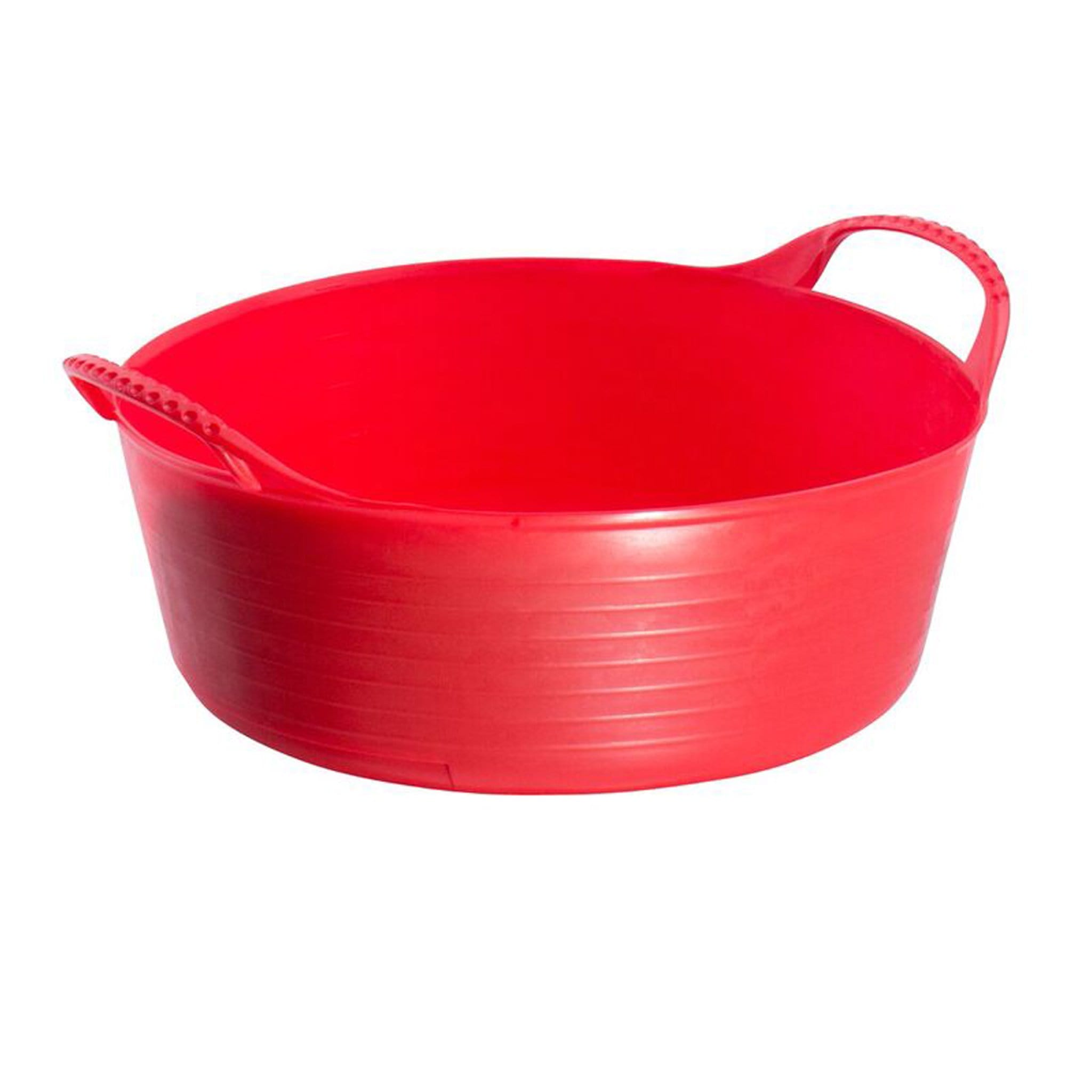 Red Gorilla Tubtrug Mini Flexible Shallow Bowl - Red