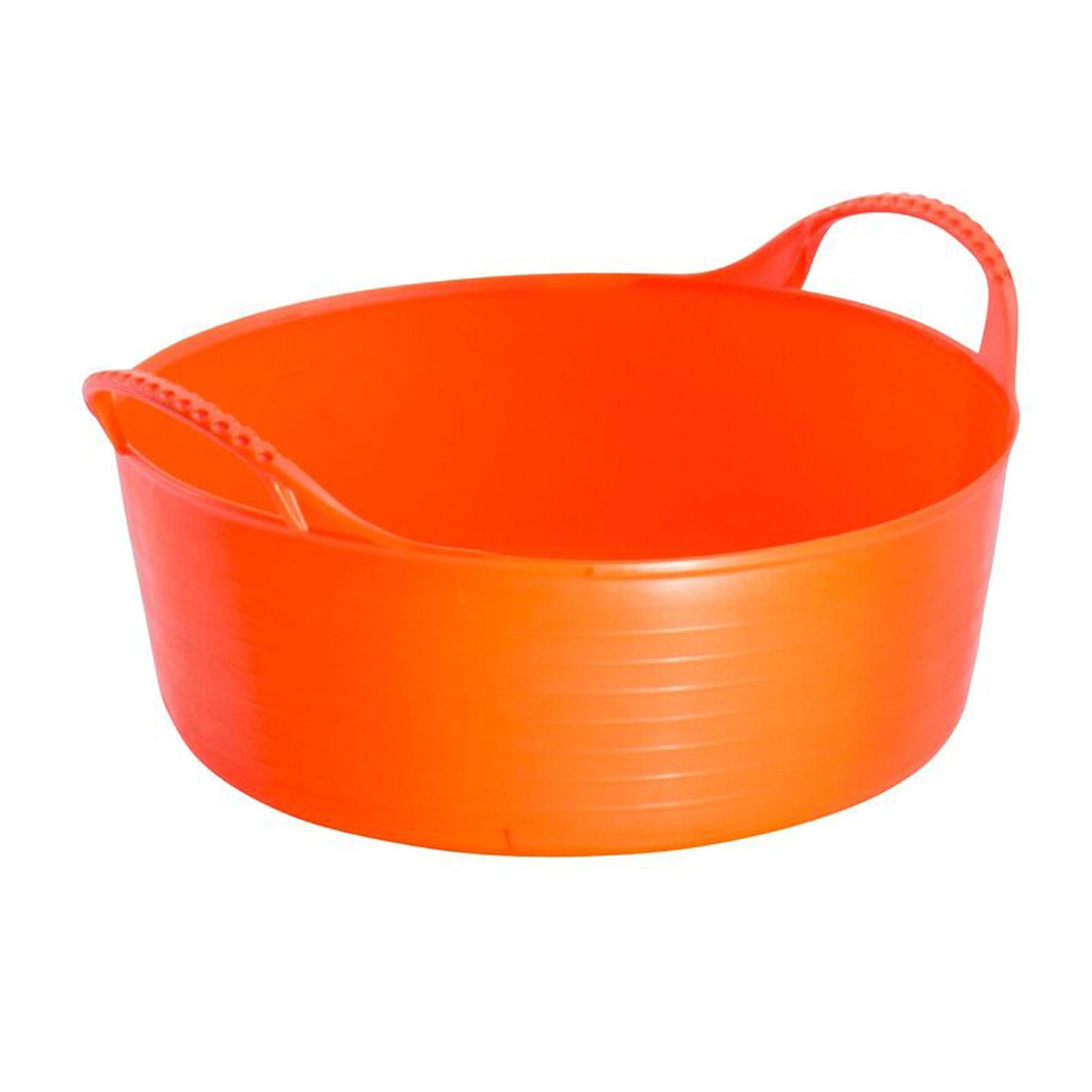 Red Gorilla Tubtrug Small Flexible Shallow Bowl - Orange