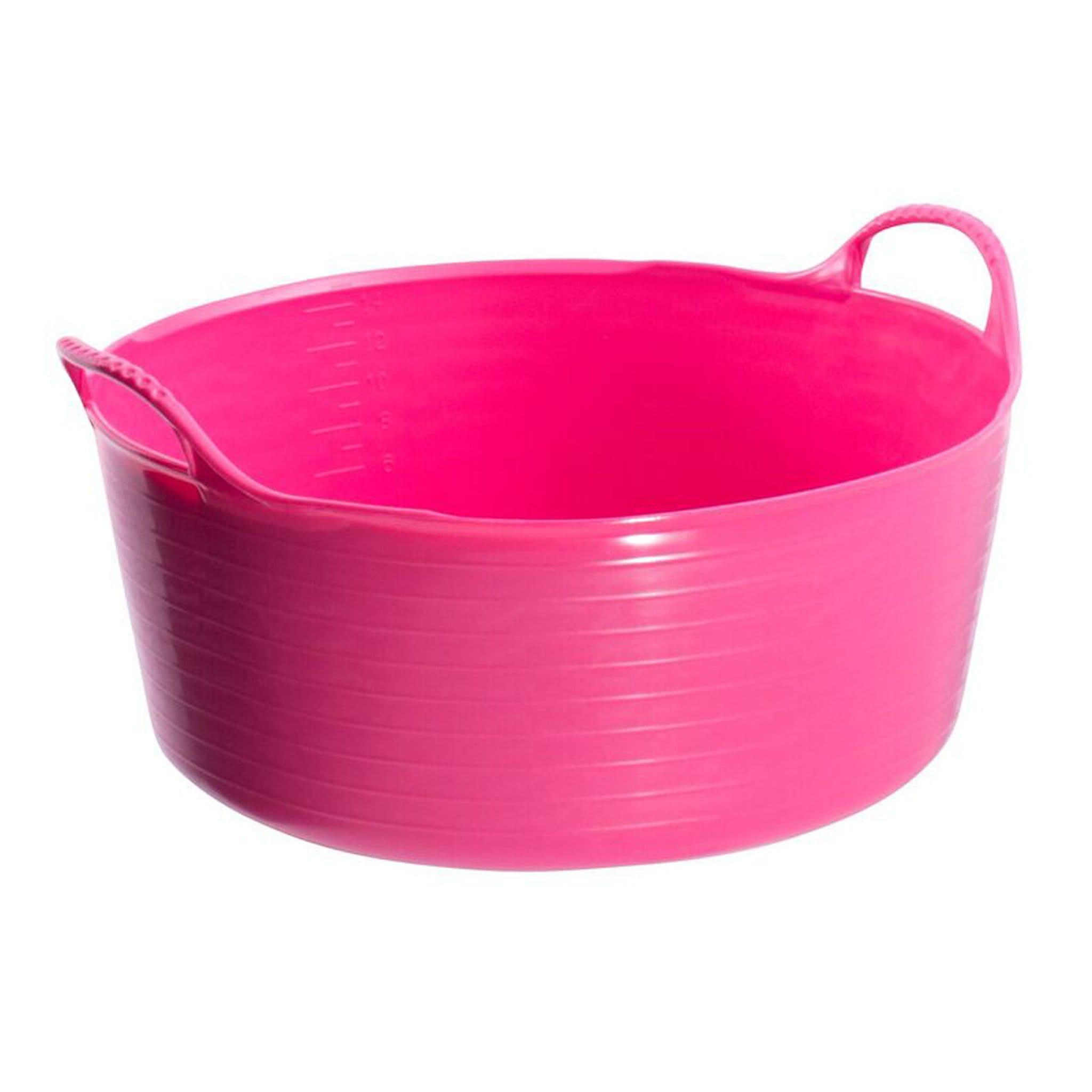 Red Gorilla Tubtrug Small Flexible Shallow Bowl - Pink