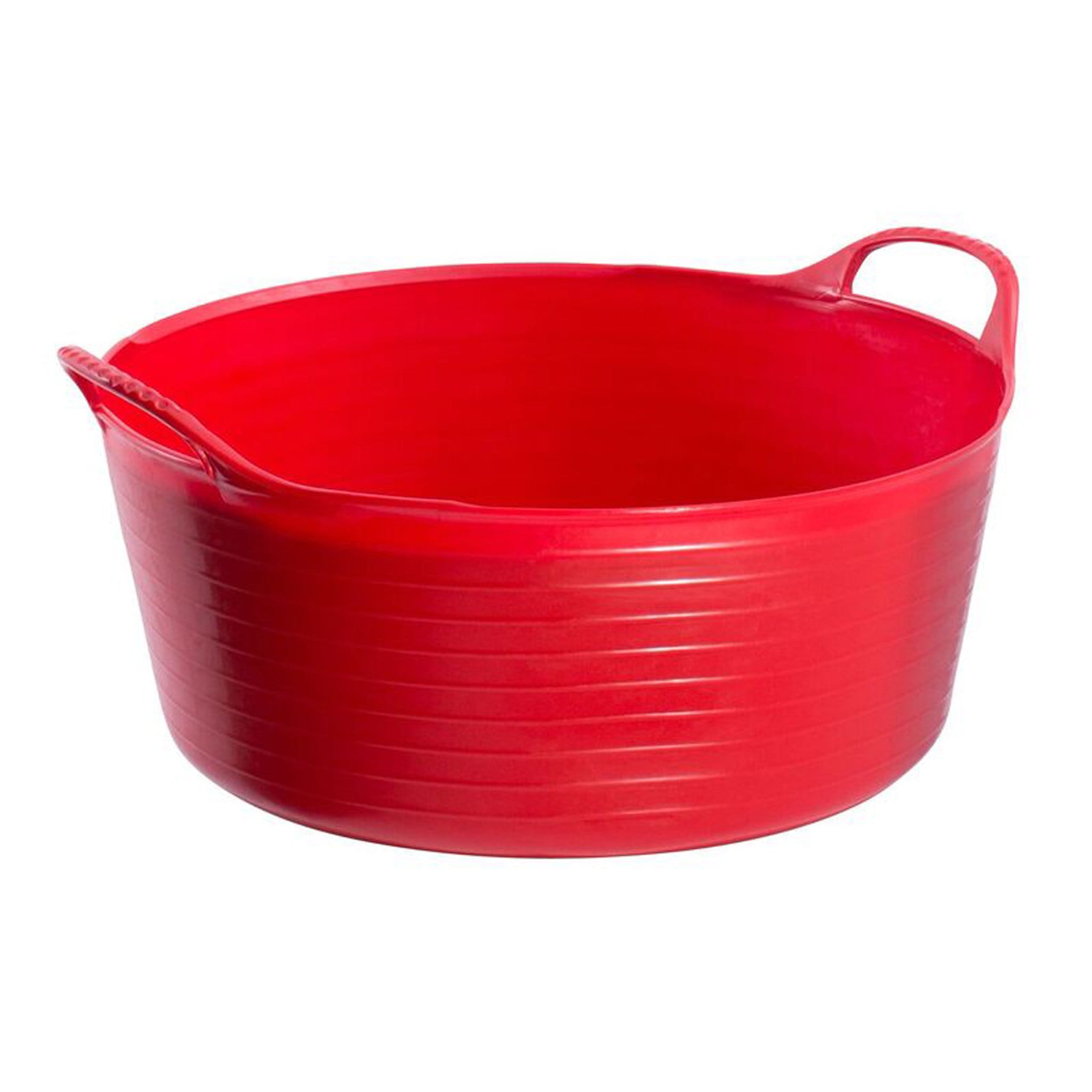 Red Gorilla Tubtrug Small Flexible Shallow Bowl - Red