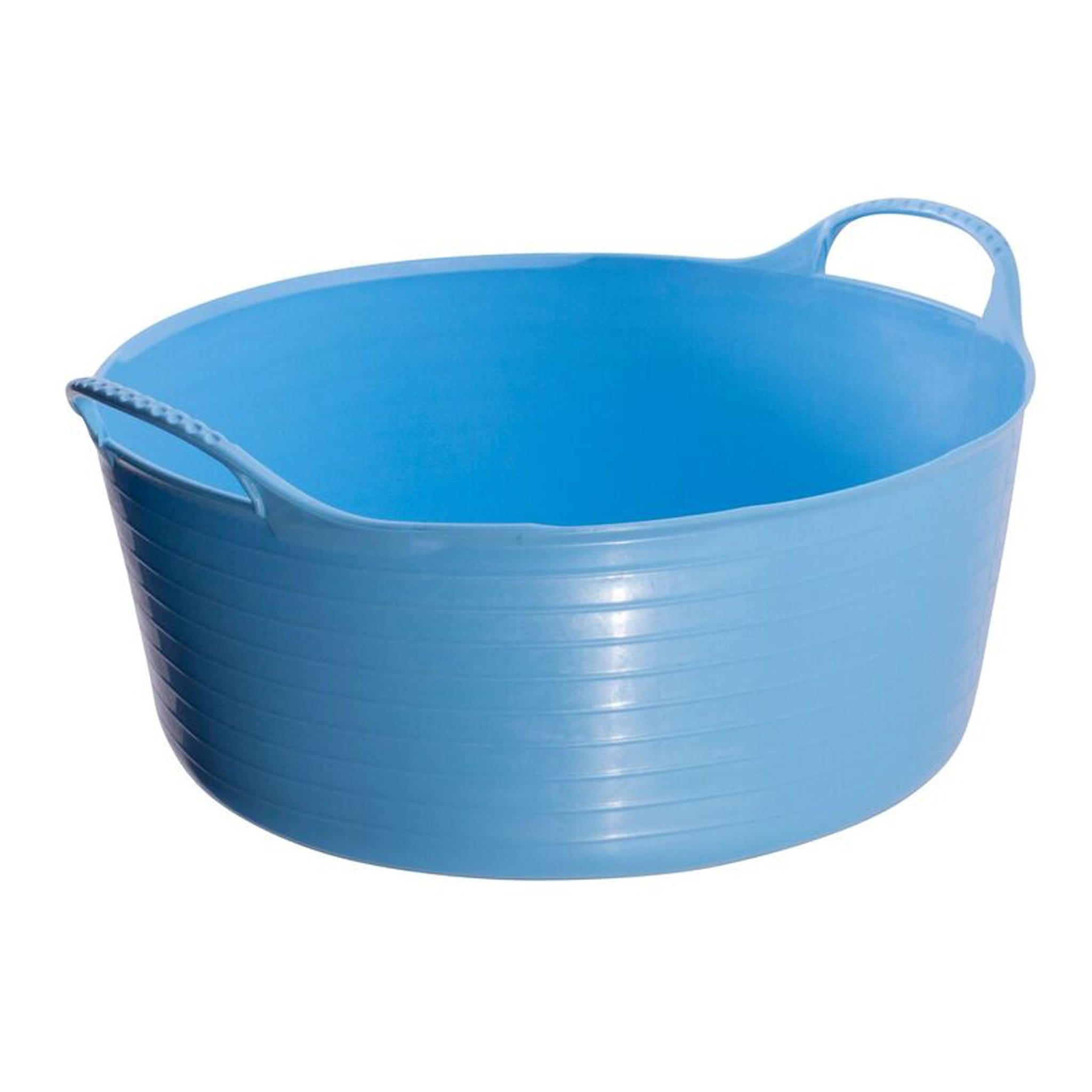 Red Gorilla Tubtrug Small Flexible Shallow Bowl - Sky Blue