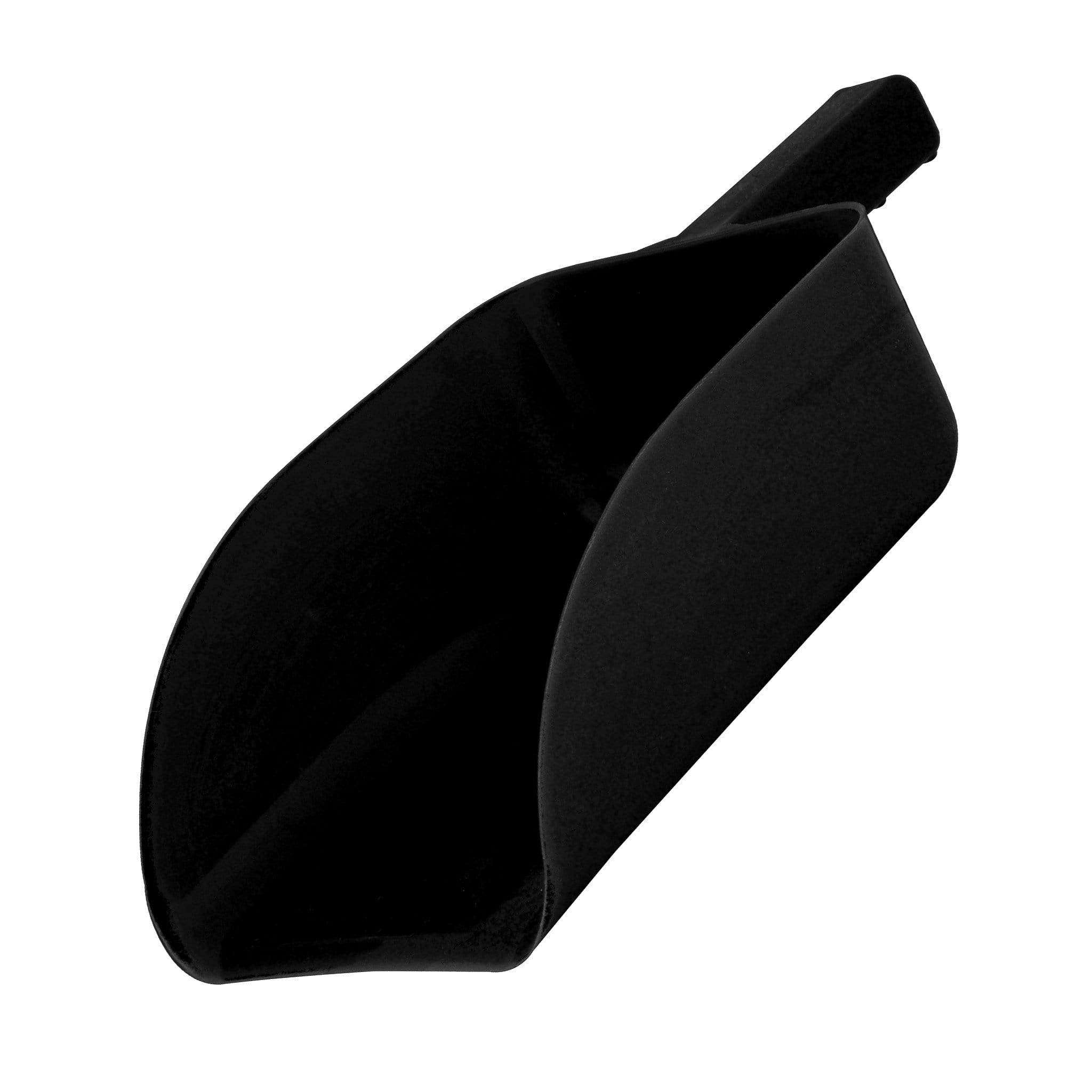 Roma Plastic Feed Scoop - Black