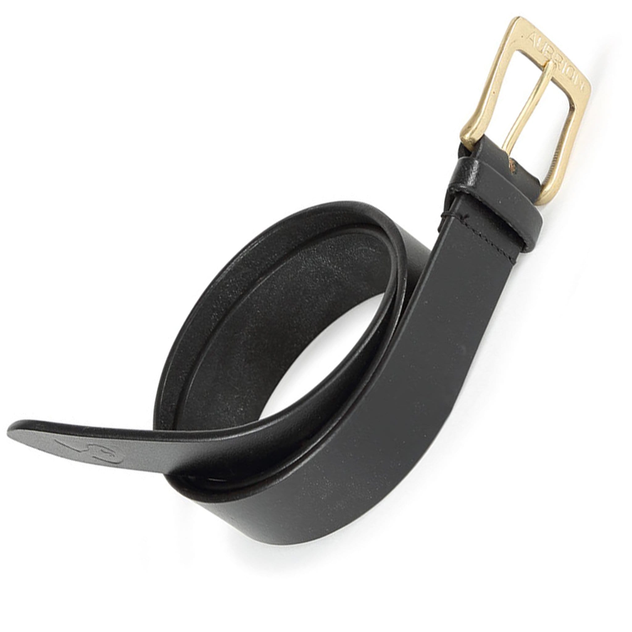 Shires Aubrion Leather Belt-black Black