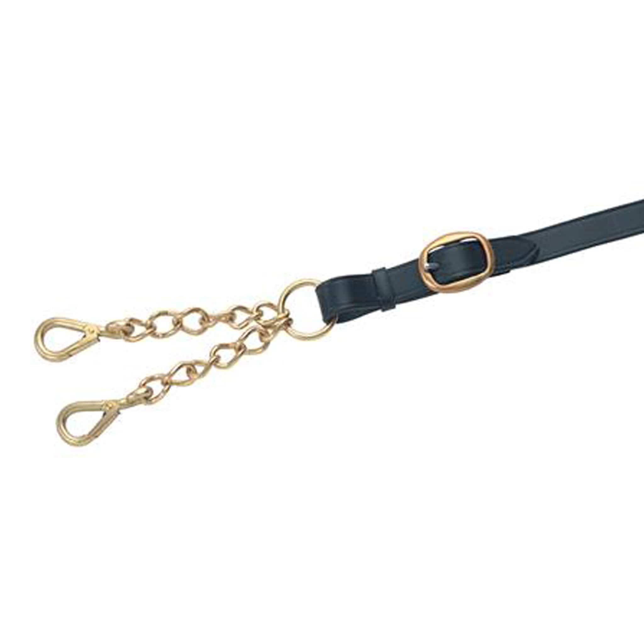 Shires Blenheim Leather Lead Rein with Large Newmarket Chain 408