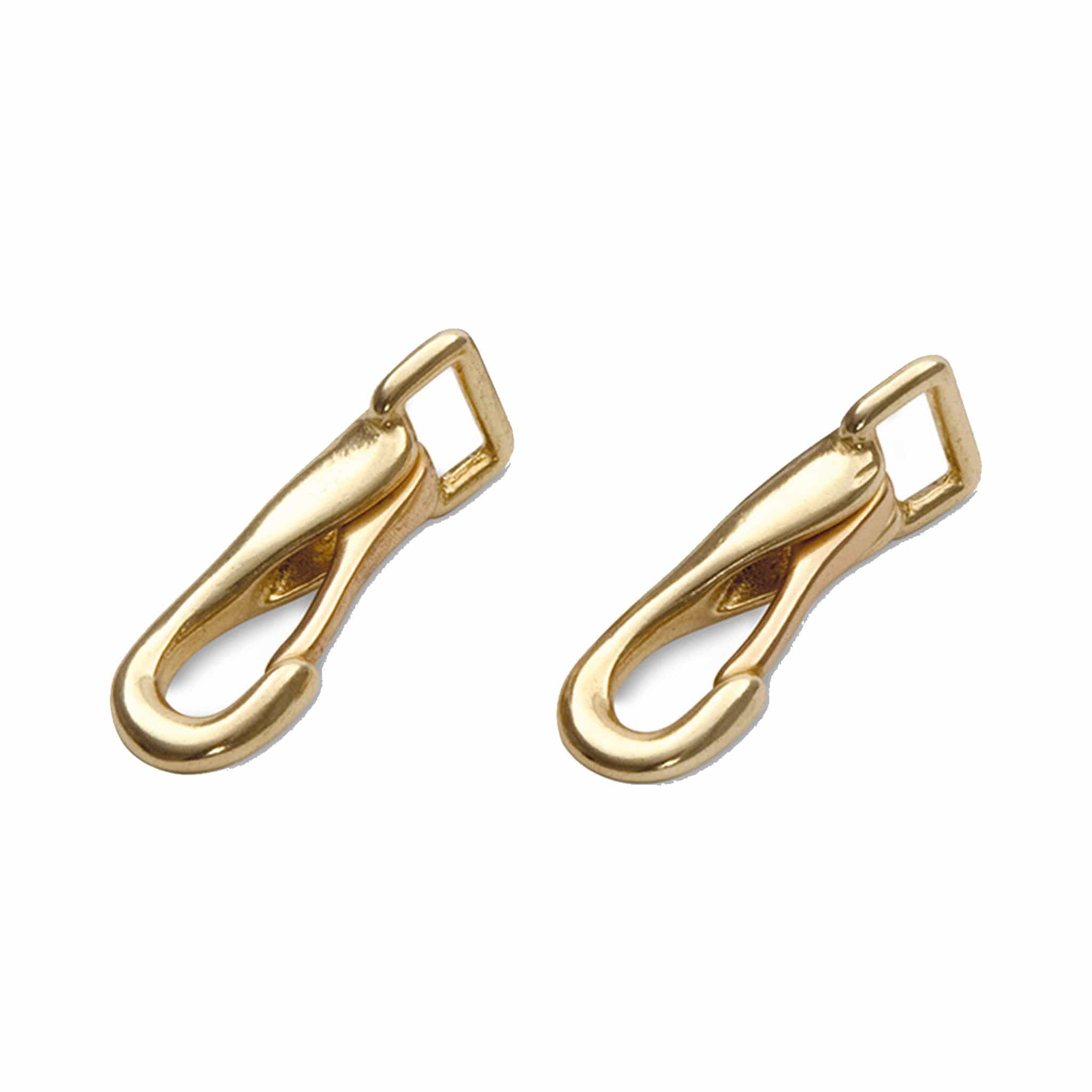Shires Bridle Cheek Clips Brass 337C