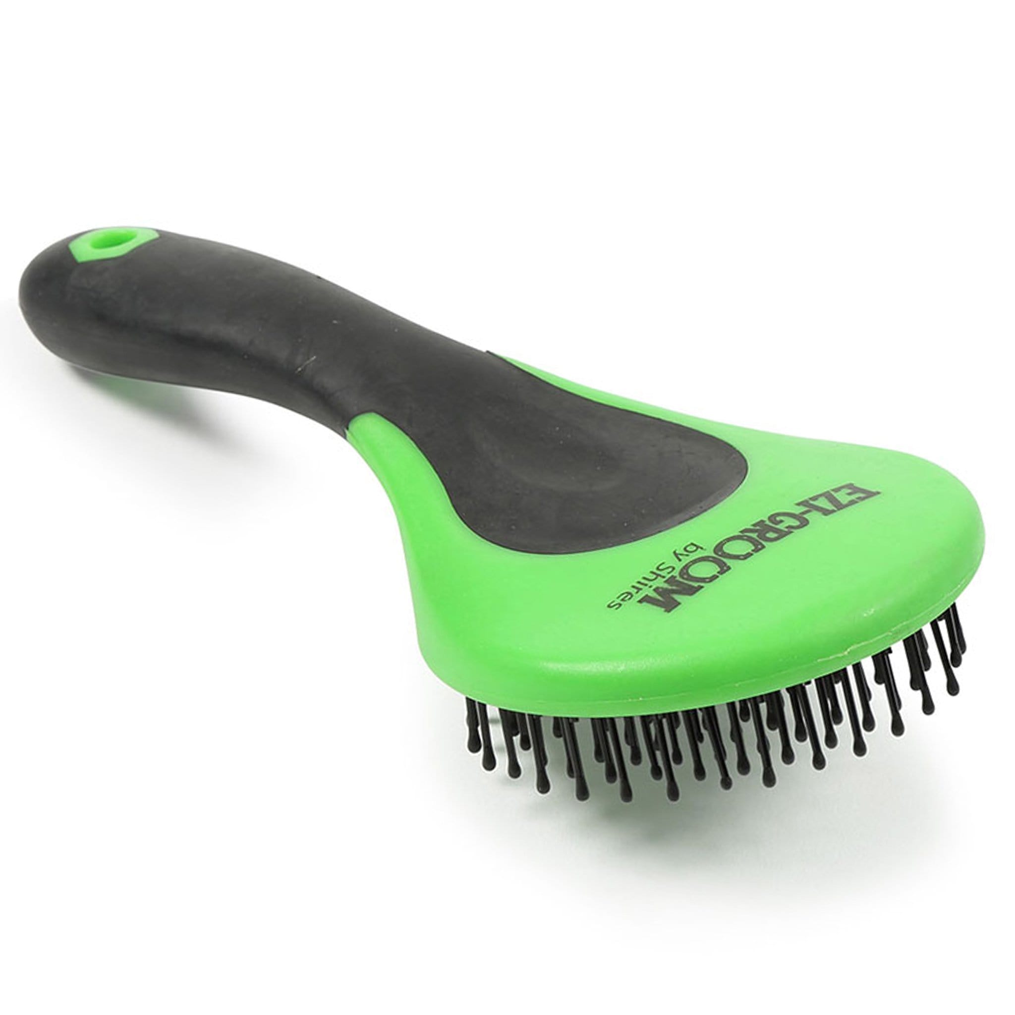 Shires Ezi-Groom Mane and Tail Brush - Lime Green