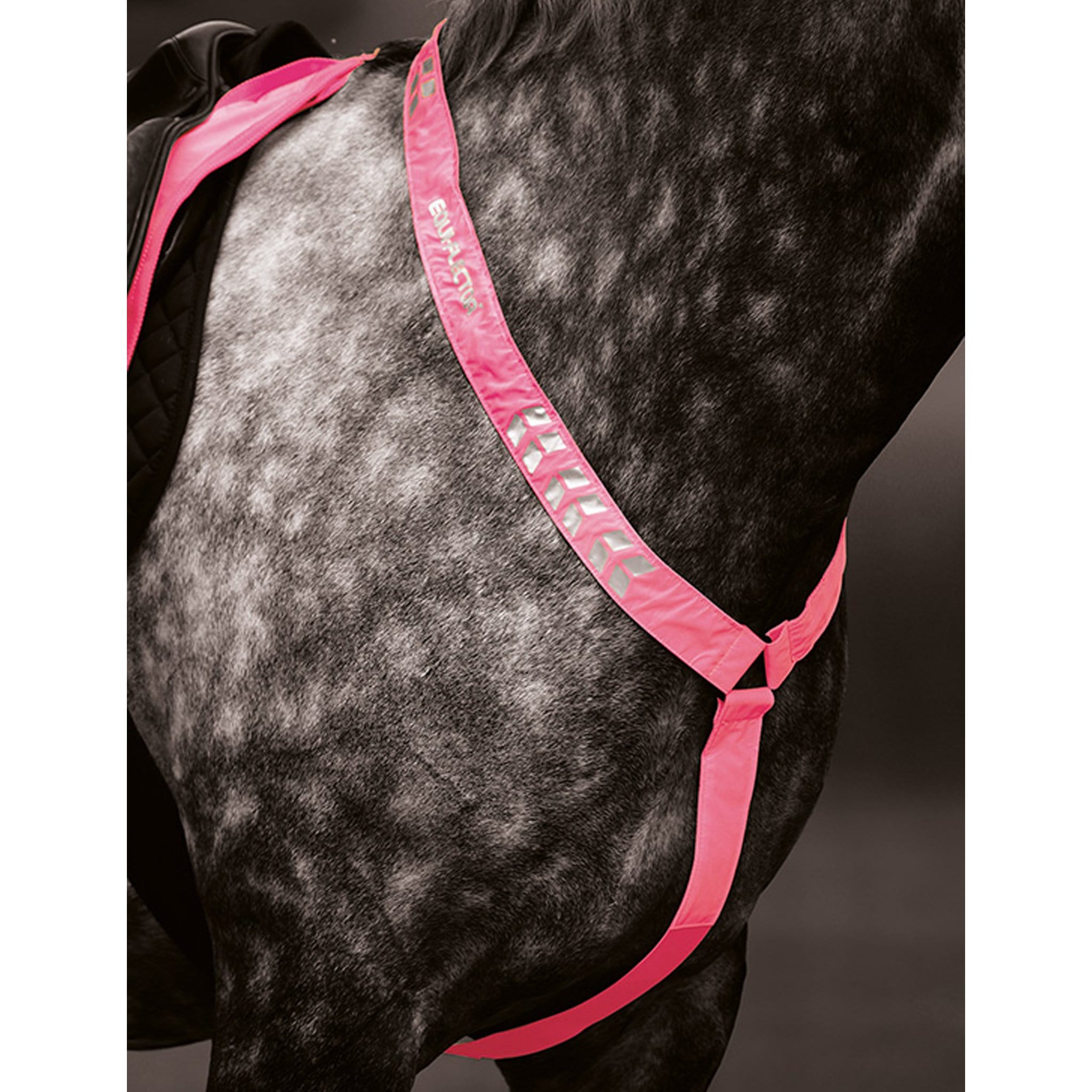 Equi-Flector Hi Viz Breastplate - Pony/Cob · Pink