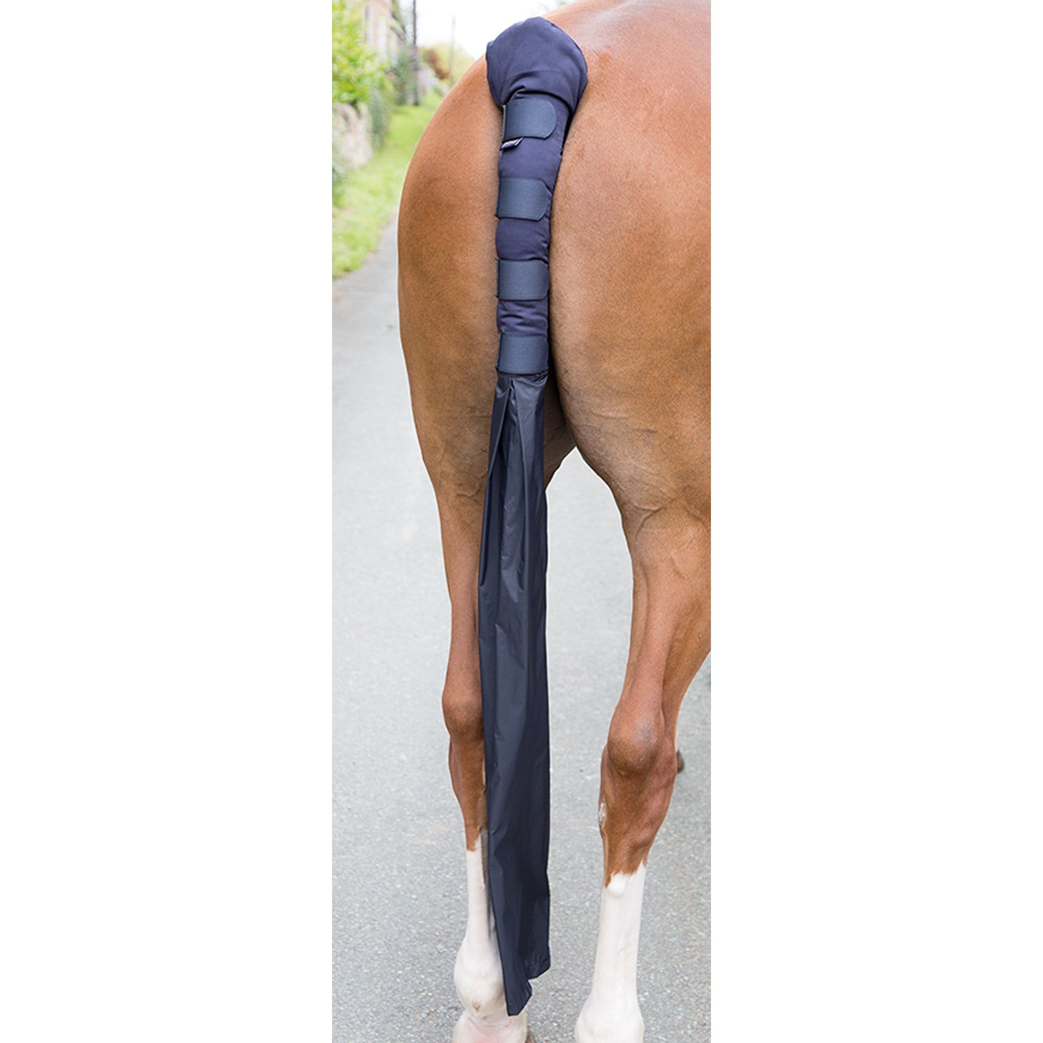 Shires Padded Tail Guard with Bag - Navy