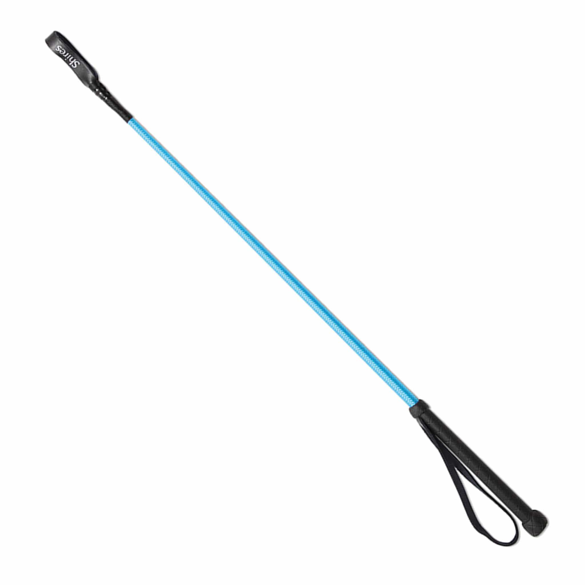 Shires Children's Thread Stem Whip - Bright Blue · 60cm