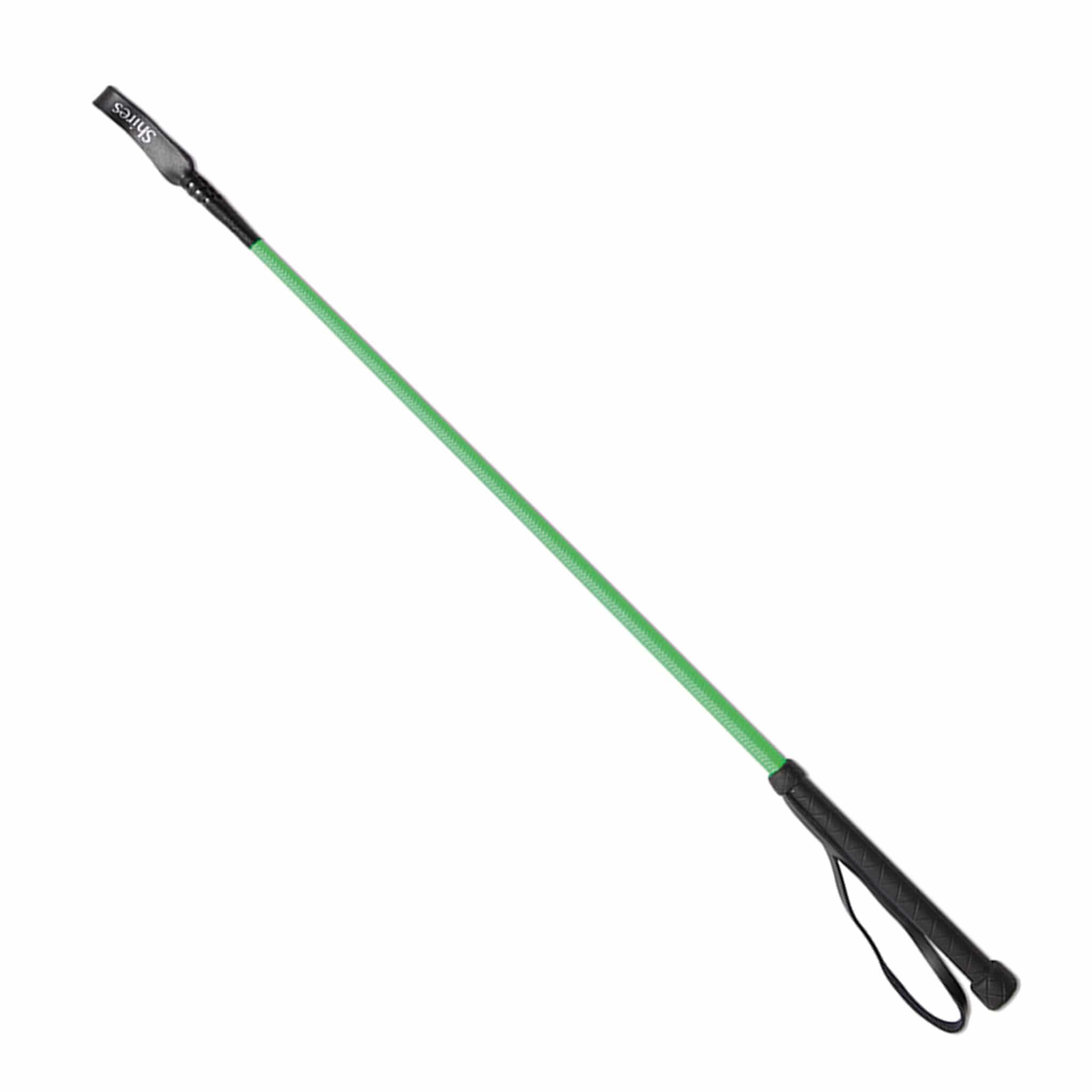 Shires Children's Thread Stem Whip - Green · 60cm