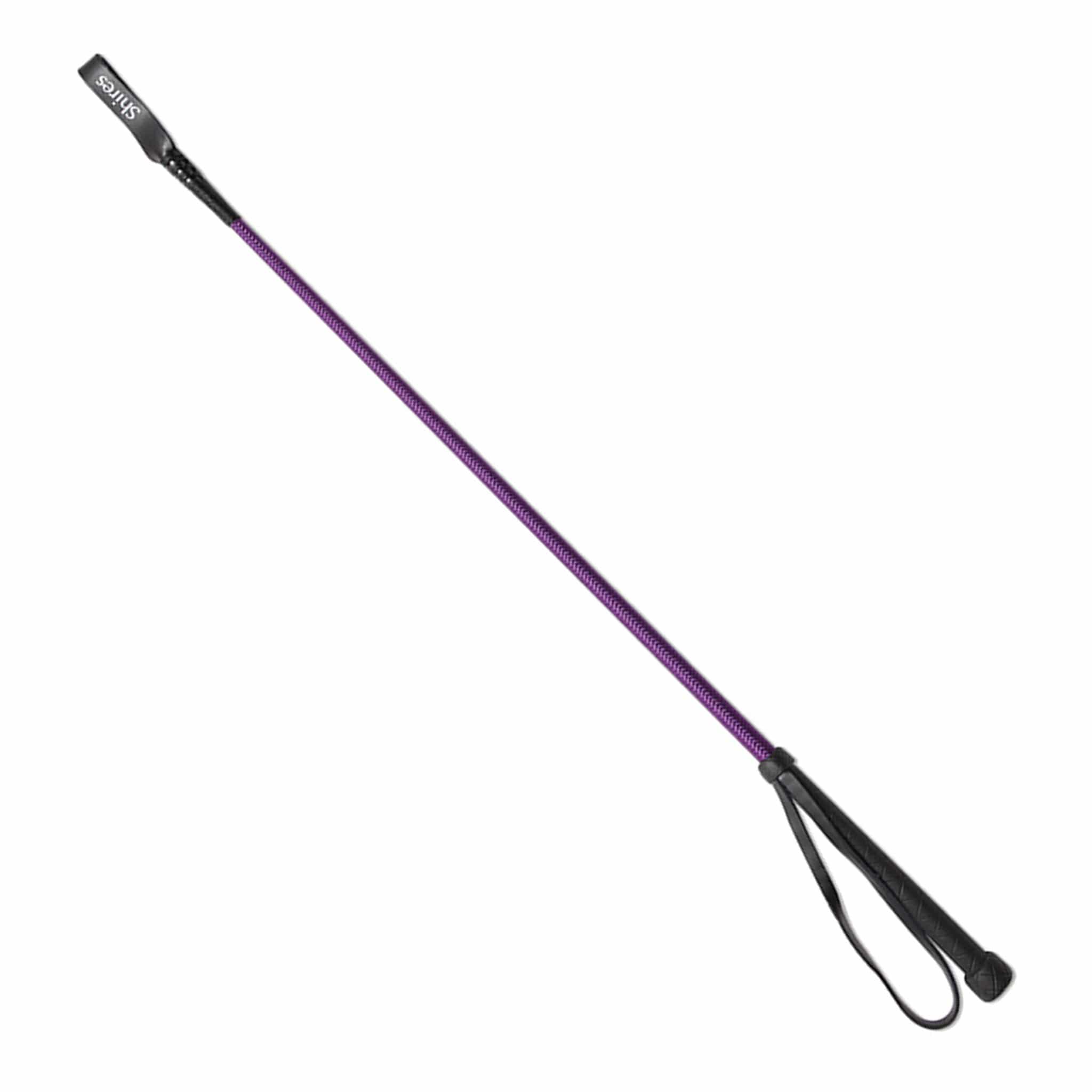 Shires Children's Thread Stem Whip - Purple · 60cm